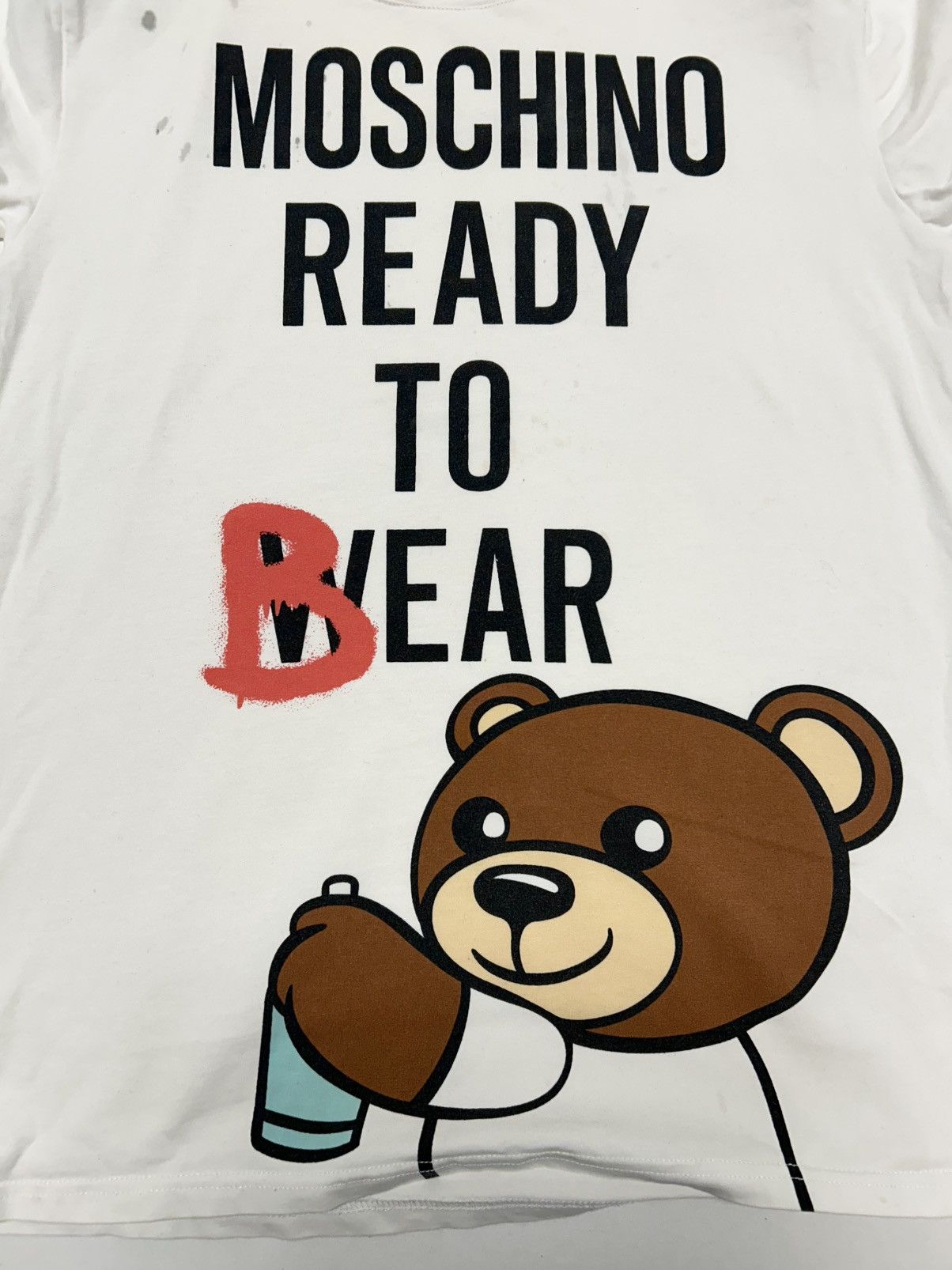 Moschino 2014 Ready to Bear T-Shirt Size US M / EU 48-50 / 2 - 4 Thumbnail