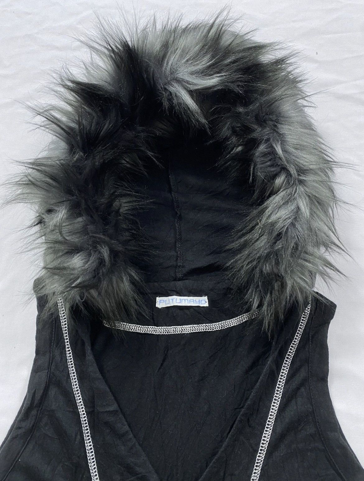 Japanese Brand Gothic skull Putumayo fur hoodie shortsleeve ifsix lgb style Size US S / EU 44-46 / 1 - 4 Thumbnail