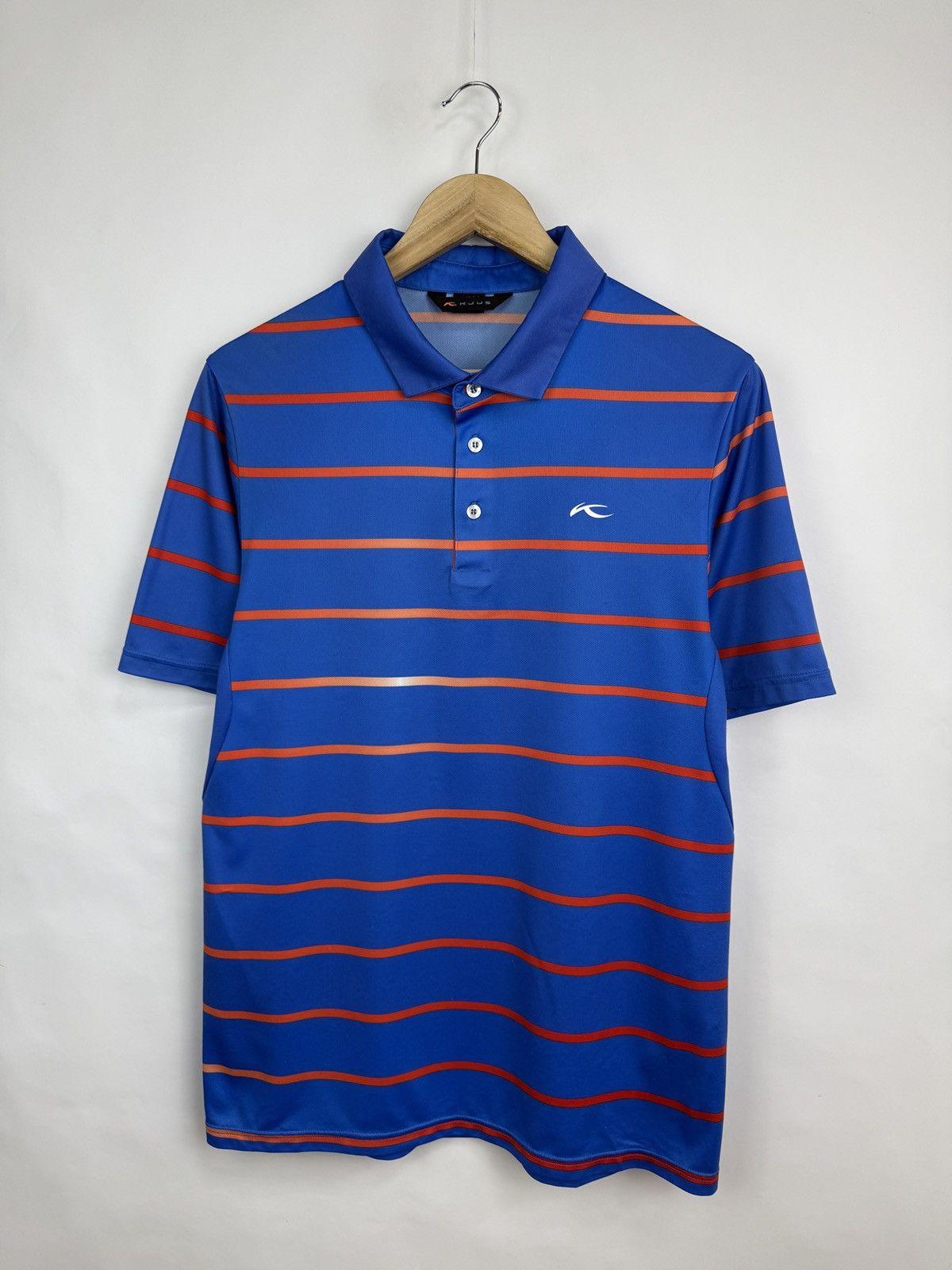 KJUS 🇨🇭 Kjus Stevie Striped Golf Polo T-Shirt Premium Luxury Size US L / EU 52-54 / 3 - 2 Thumbnail