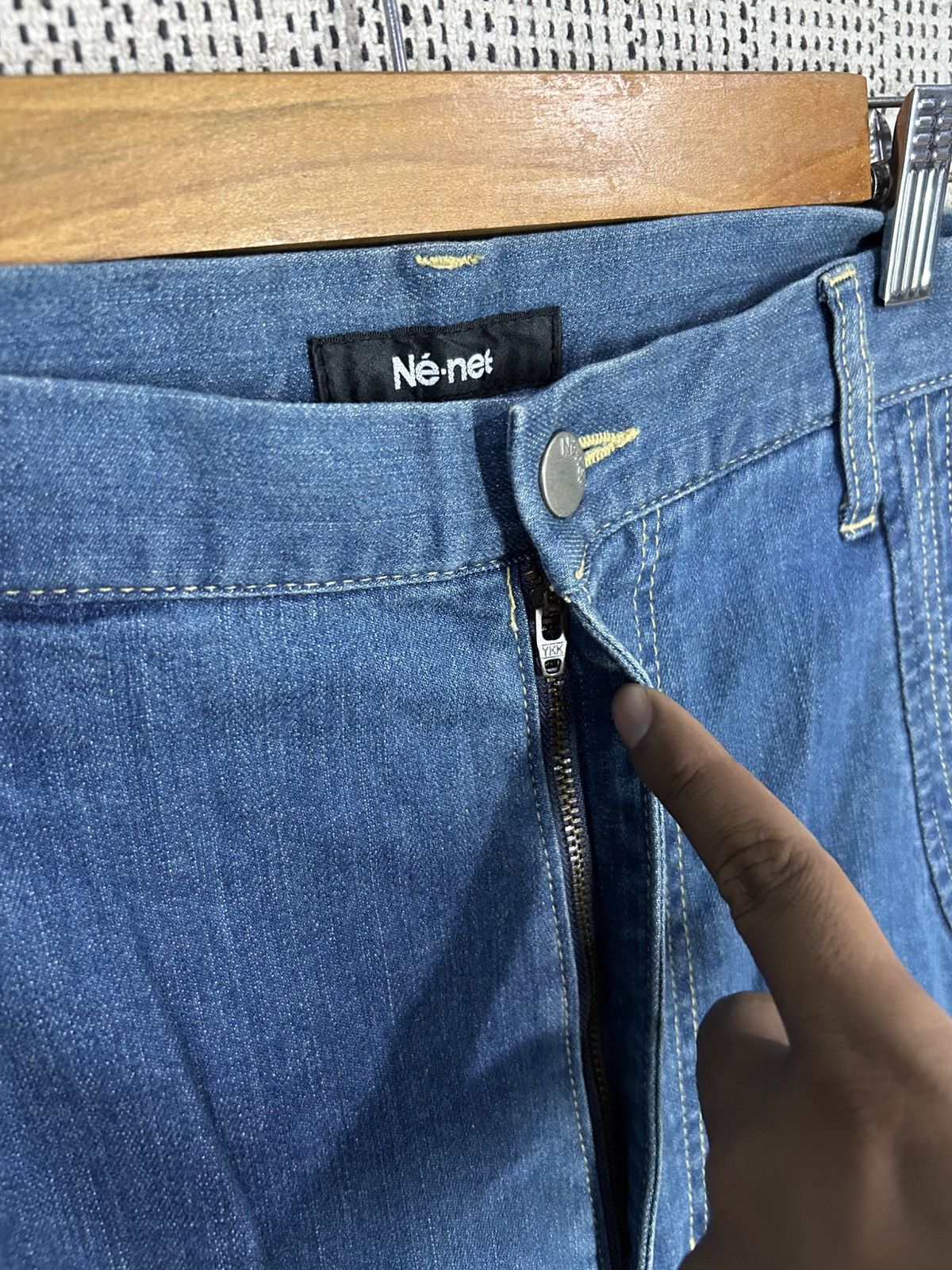Ne-Net Vintage issey miyake ne-net high front denim regular fits Size US 32 / EU 48 - 7 Thumbnail