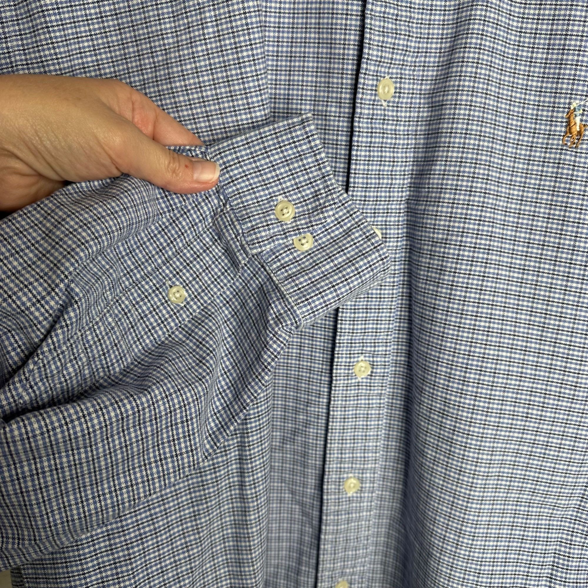 Ralph Lauren Ralph Lauren Yarmouth Long Sleeve Button down plaid blue 100 Size US XXL / EU 58 / 5 - 3 Thumbnail
