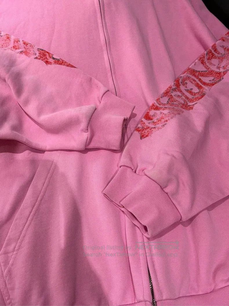 Balenciaga Balenciaga 24SS Pink Flame Zip Hoodie. Size US S / EU 44-46 / 1 - 4 Thumbnail