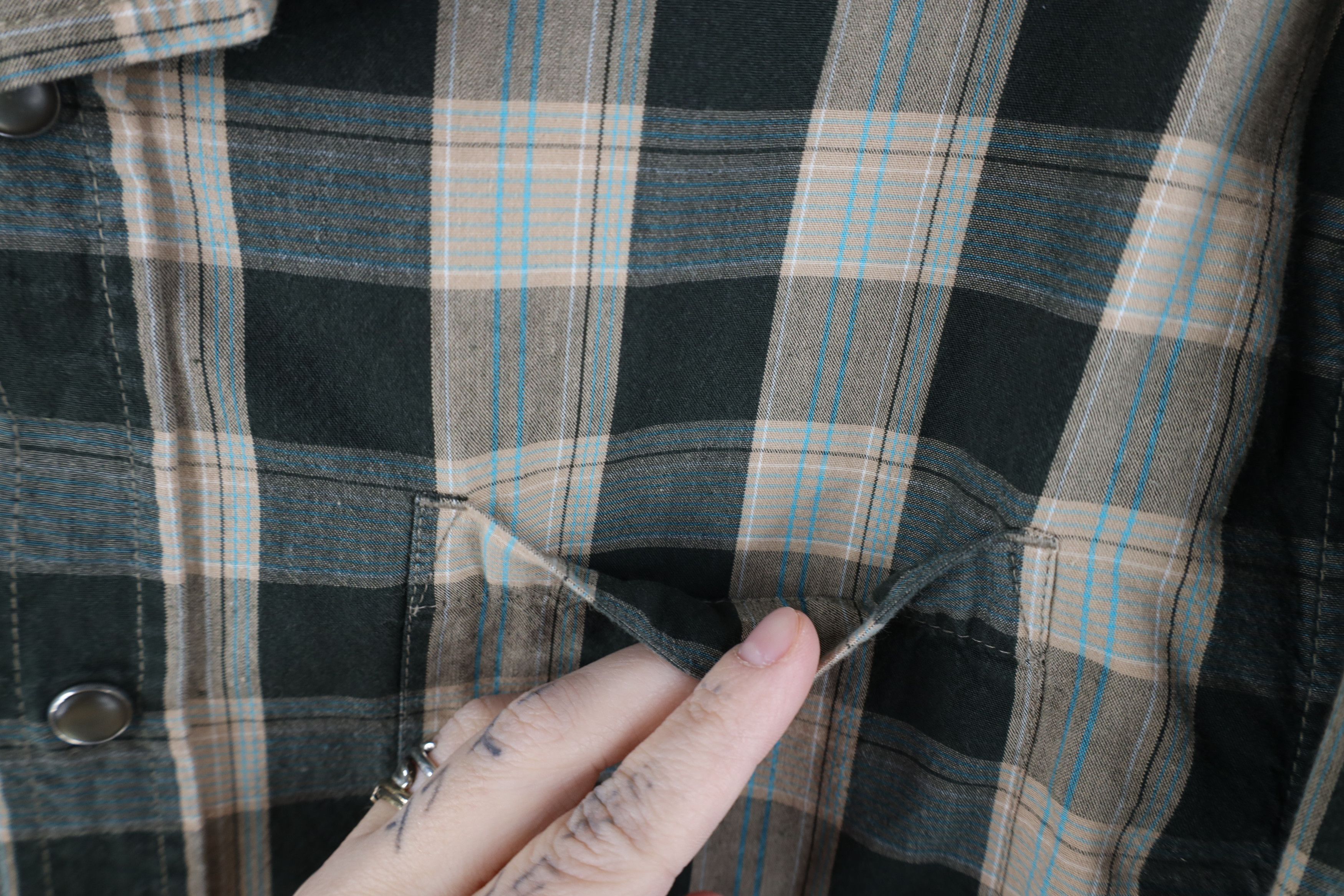 Prana × Vintage prAna Breathe Western Rodeo Snap Button Collared Shirt Plaid Size US M / EU 48-50 / 2 - 4 Thumbnail