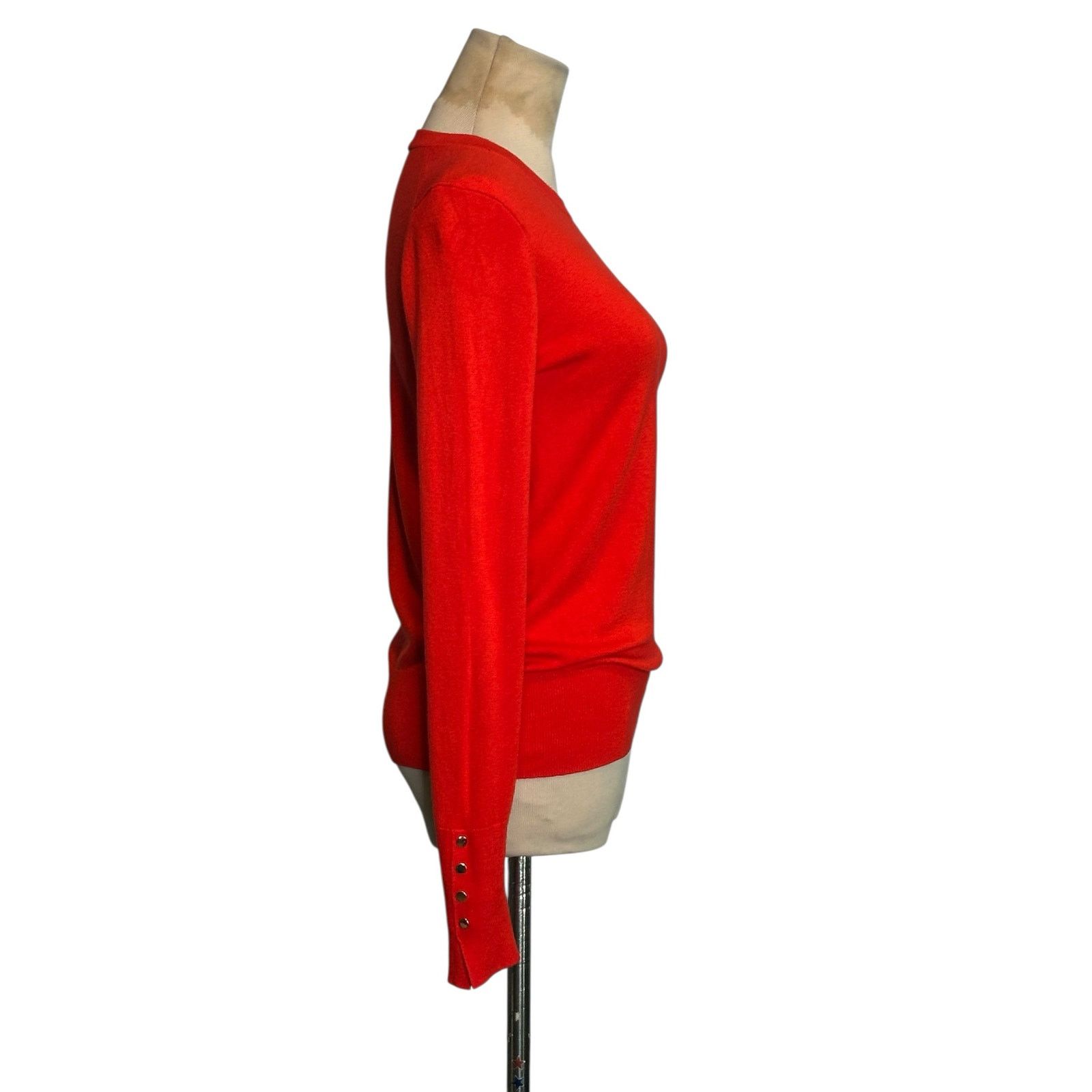 Zara Zara bright red crew neck long sleeves sweater size Small Size S / US 4 / IT 40 - 7 Thumbnail