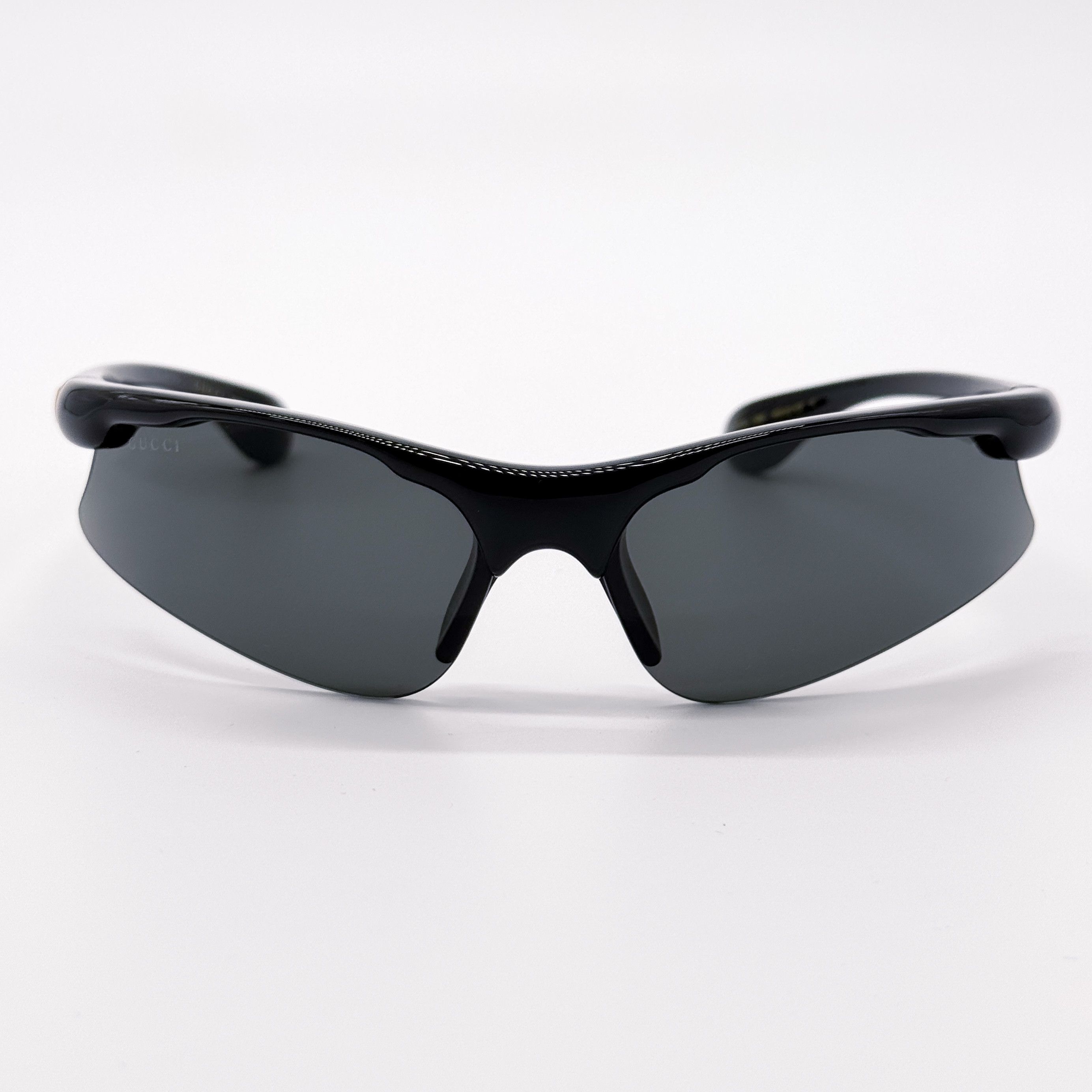 Gucci NEW GUCCI GG1774S 006 BLACK GREY MASK UNISEX SUNGLASSES Size ONE SIZE - 2 Thumbnail