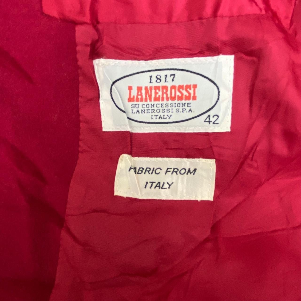 Vintage Vtg LANEROSSI SCHIO Made In ITALY Double Breasted Blazer Size XL / US 12-14 / IT 48-50 - 4 Thumbnail