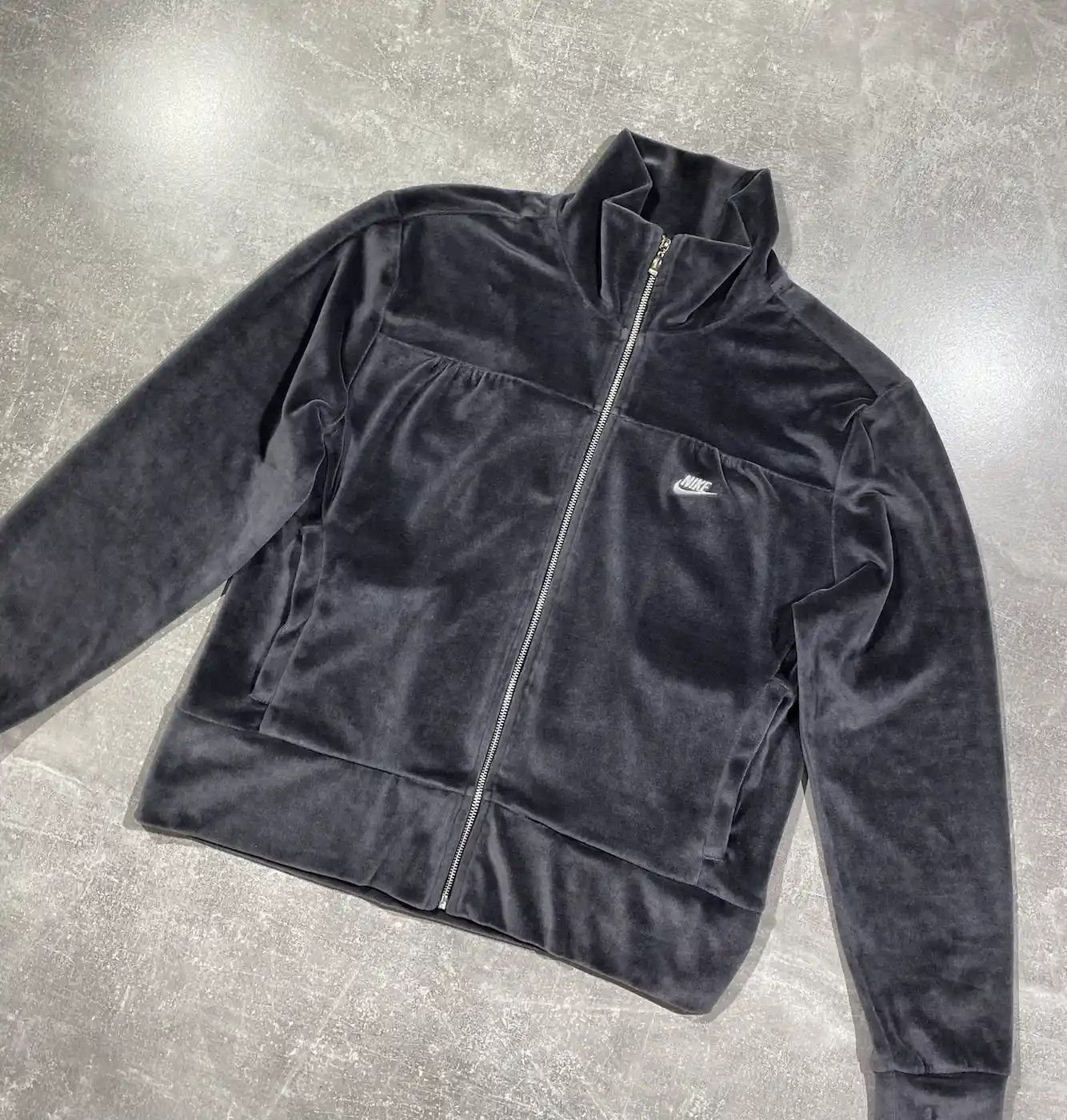 Nike Vintage Y2K Nike Velour Track Jacket | Grailed