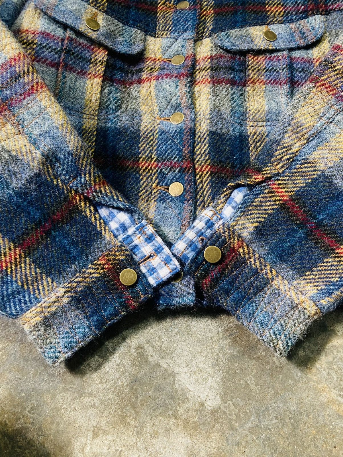 Kaneko Isao Kaneko Isao Wool Baggy Crop Jacket Size L / US 10 / IT 46 - 10 Thumbnail