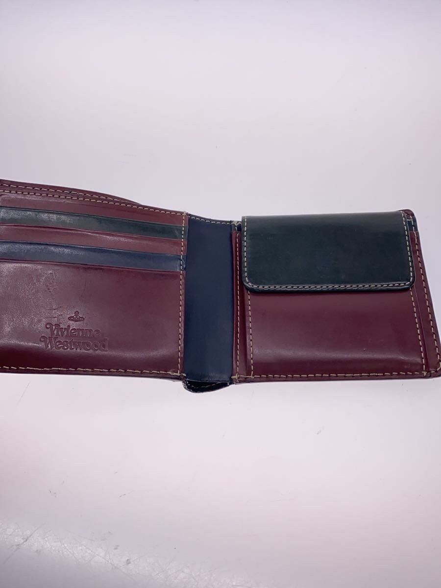 Vivienne Westwood Contrast Stitch Orb Leather Wallet Size ONE SIZE - 5 Thumbnail