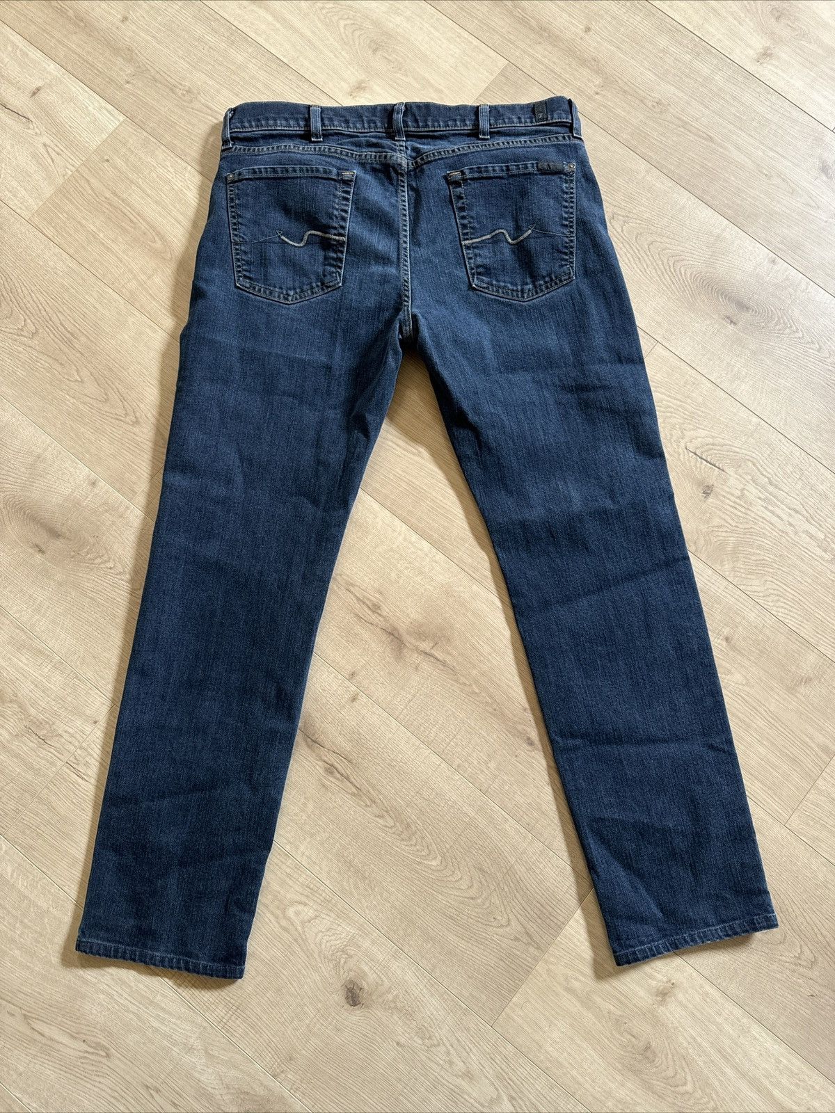 7 For All Mankind Seven For All Mankind Slimmy Jeans Men's 38 Blue Stretch Size US 38 / EU 54 - 6 Thumbnail