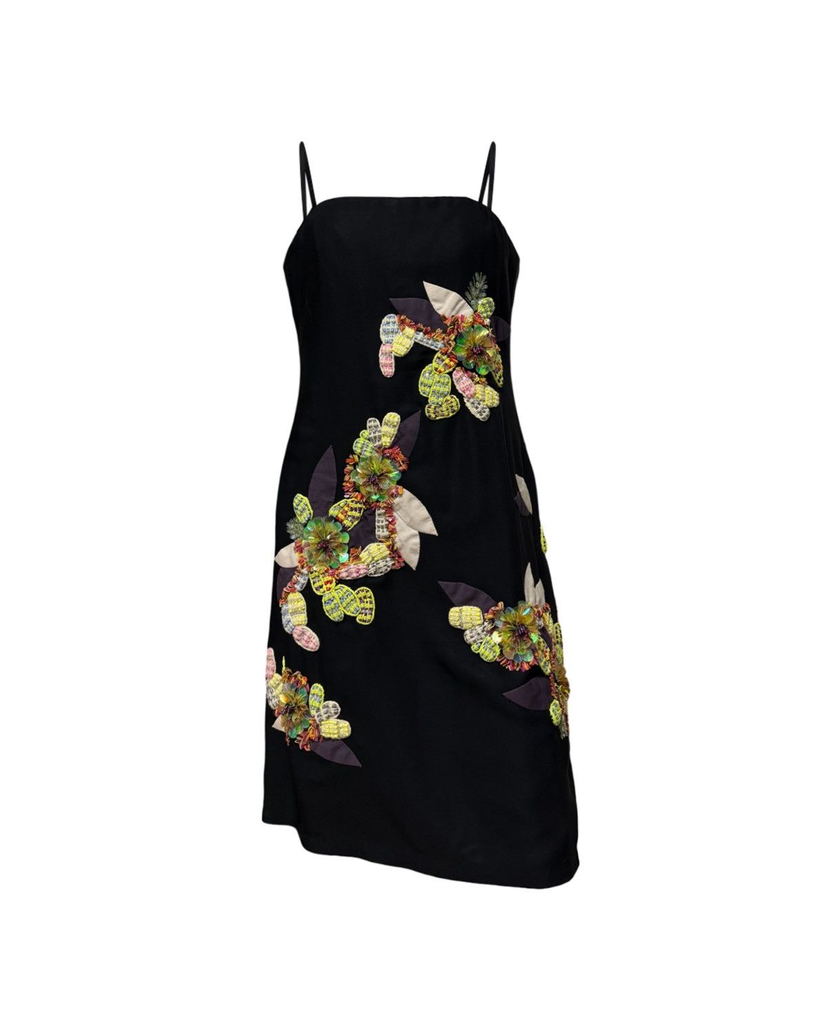 Chloe CHLOÉ Resort 2008 Floral Embroidered Appliqué Camisole Dress Size XS / US 0-2 / IT 36-38 - 1 Thumbnail