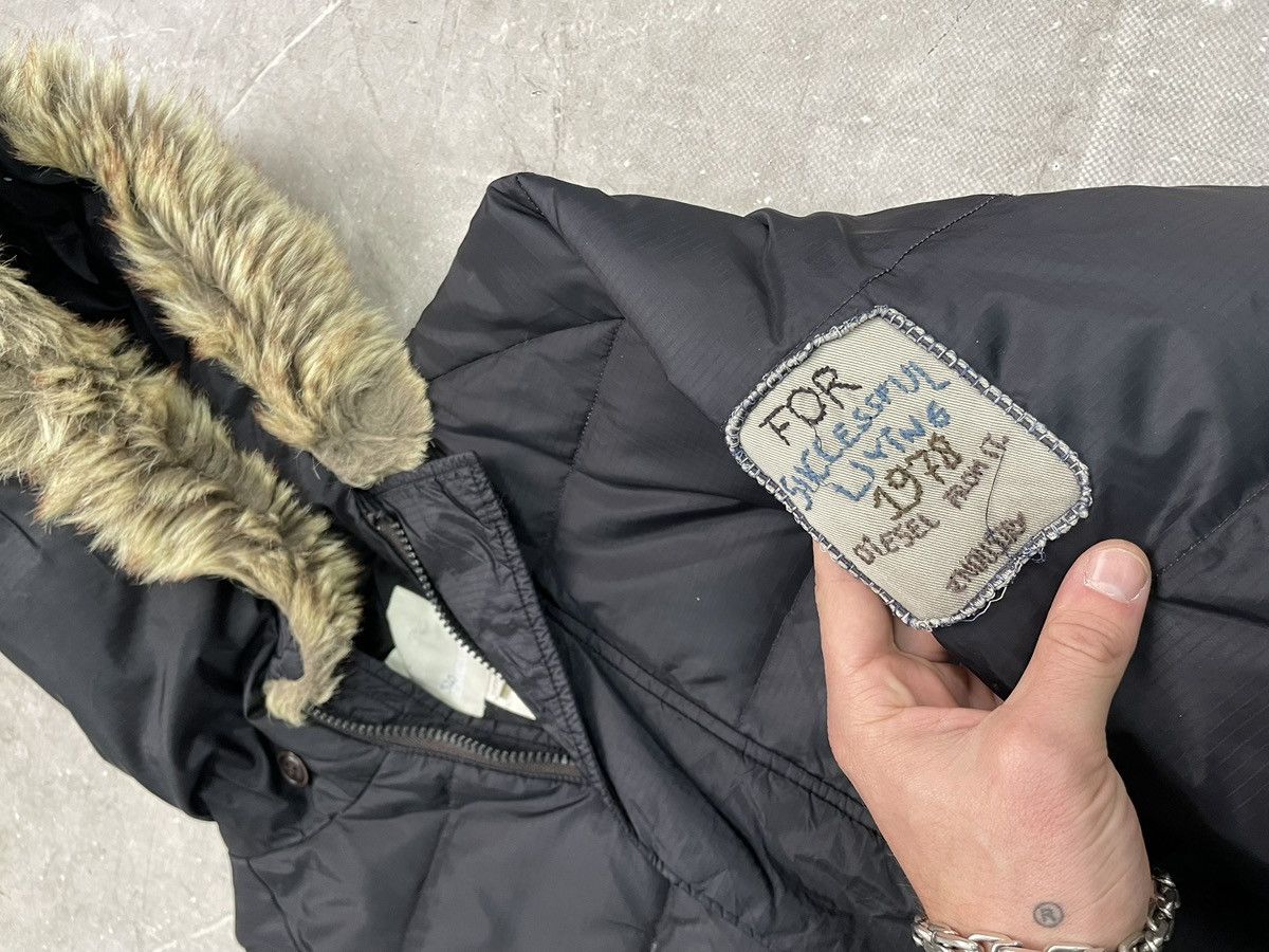 Diesel puffer fur hood diesel hype hysteric glamour style jacket Size US S / EU 44-46 / 1 - 7 Thumbnail