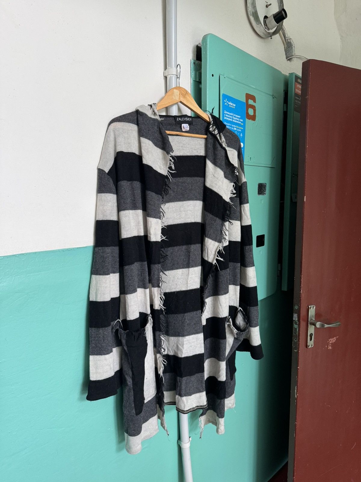 Vintage ZALEVSKIY designers cardigan y2k vintage pleated Size US L / EU 52-54 / 3 - 11 Thumbnail
