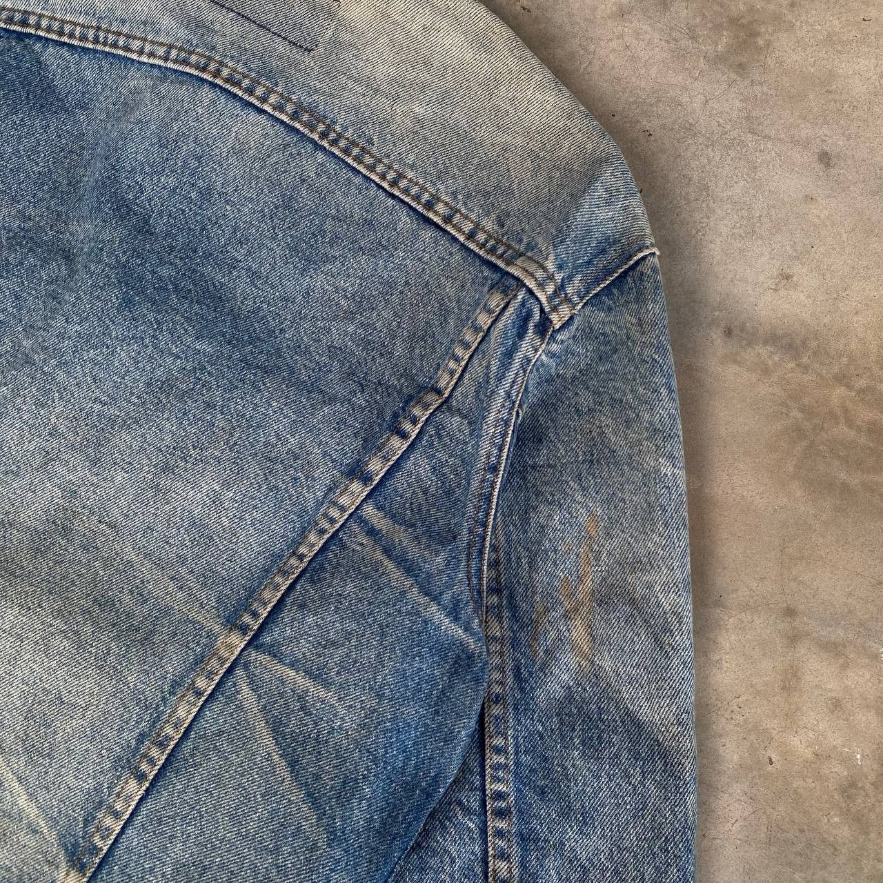 Levi's A BEAUTY PIECES LEVIS VINTAGE CRAZY FADED DISTRESSED DENIM Size US M / EU 48-50 / 2 - 3 Thumbnail