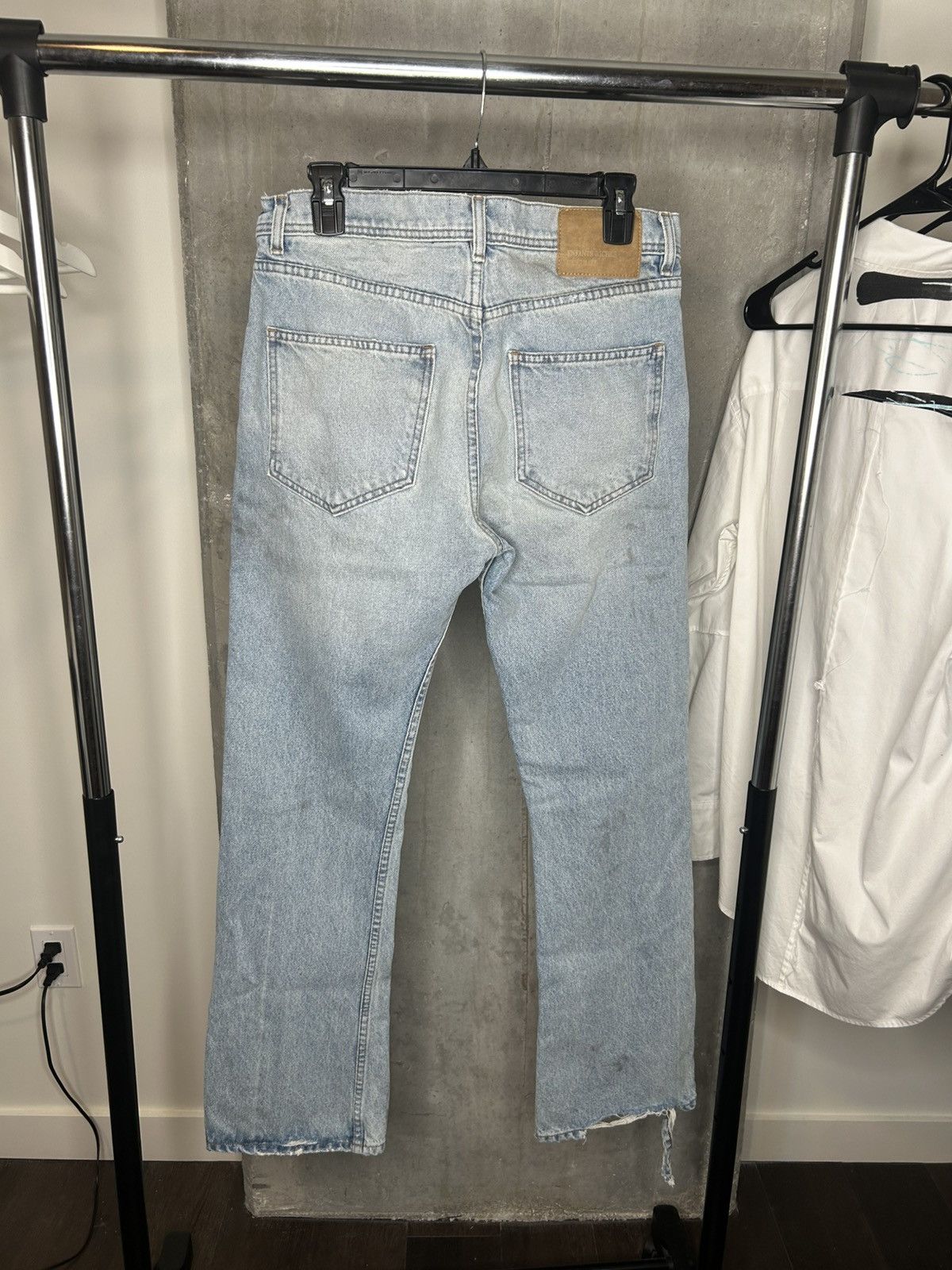 Enfants Riches Deprimes CLASSIC FLARE LEG JEANS DIRTY BLUE Size US 30 / EU 46 - 2 Thumbnail