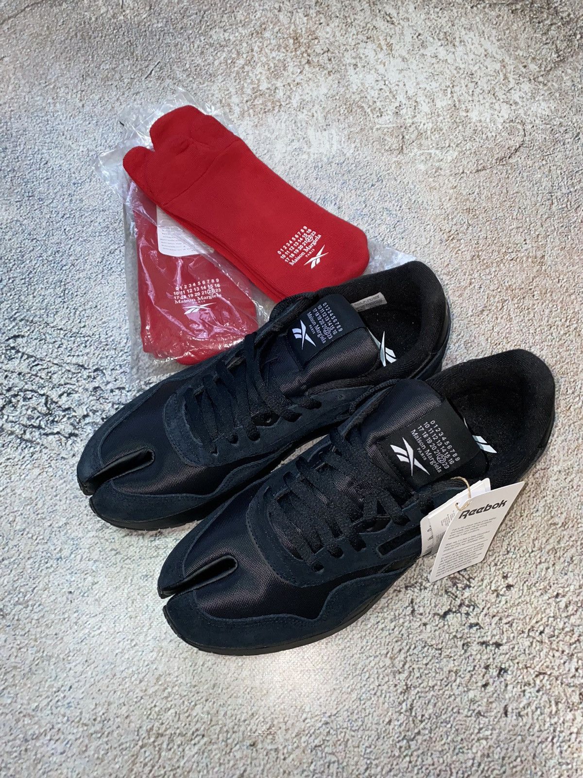 Reebok Black Maison Margiela x Reebok Classic Tabi | Grailed