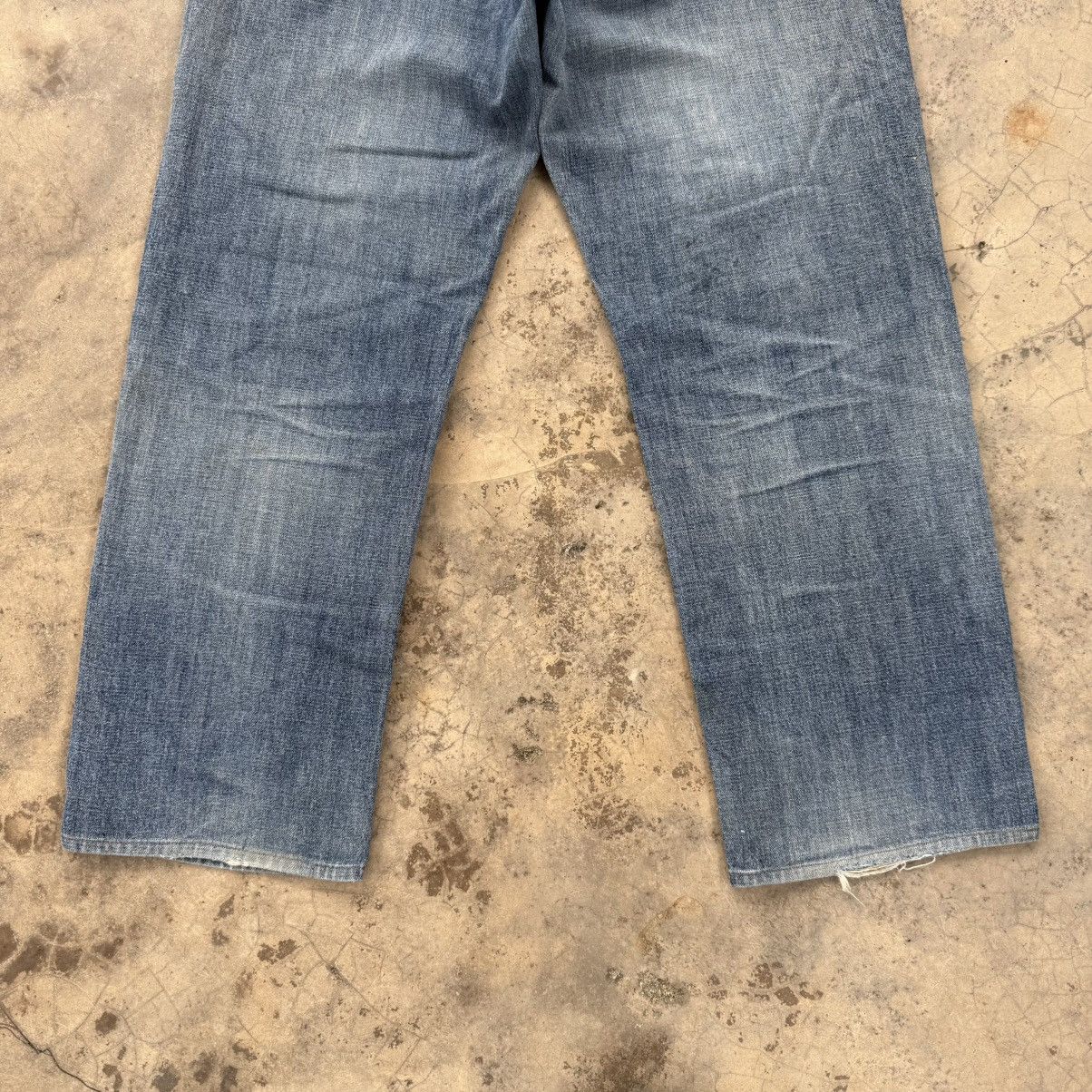Wrangler VINTAGE WRANGLER FADED JEANS DENIM PANTS Size US 33 - 9 Thumbnail