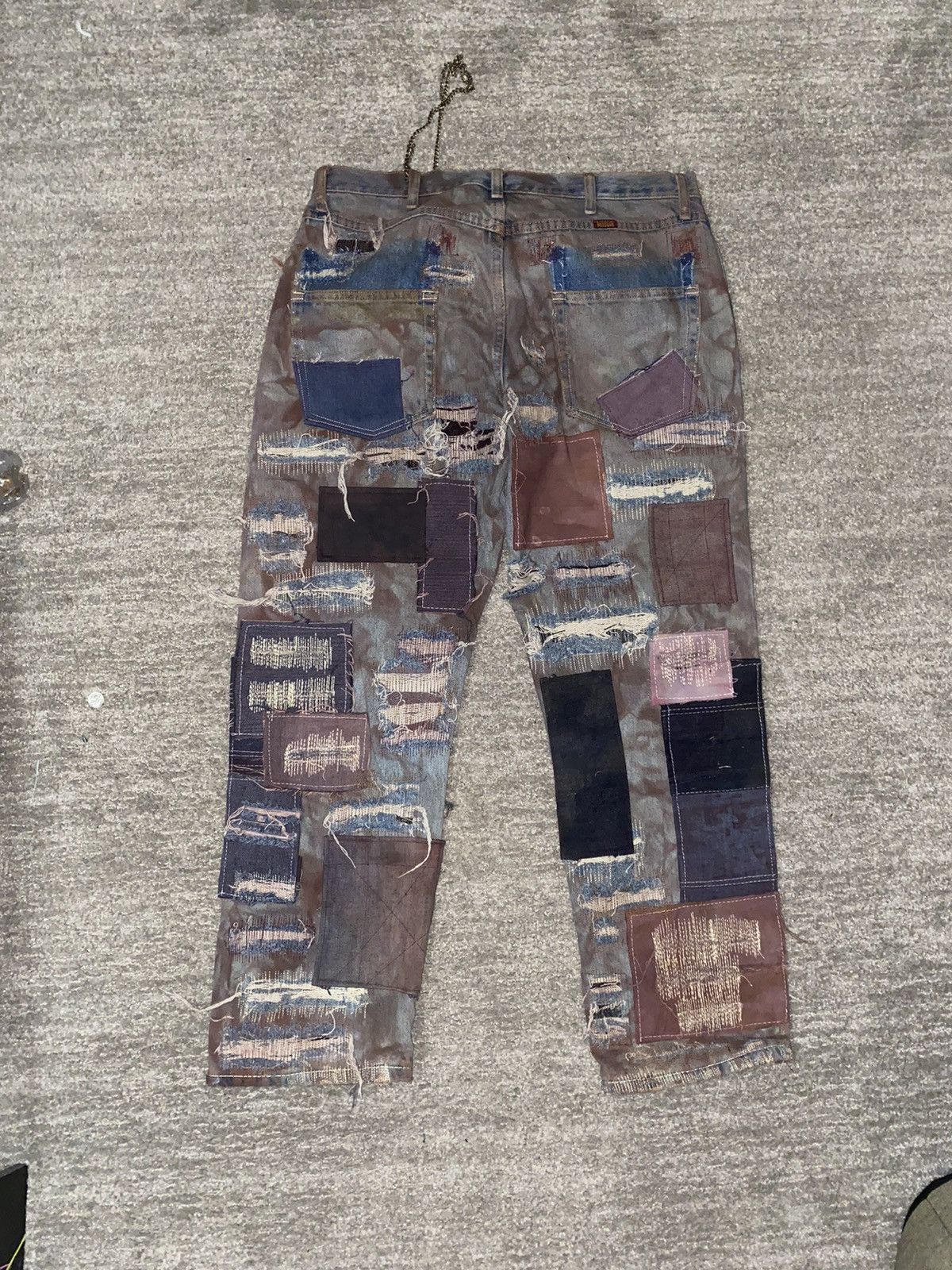 Handmade 3li upcycle denim Size US 32 / EU 48 - 2 Thumbnail