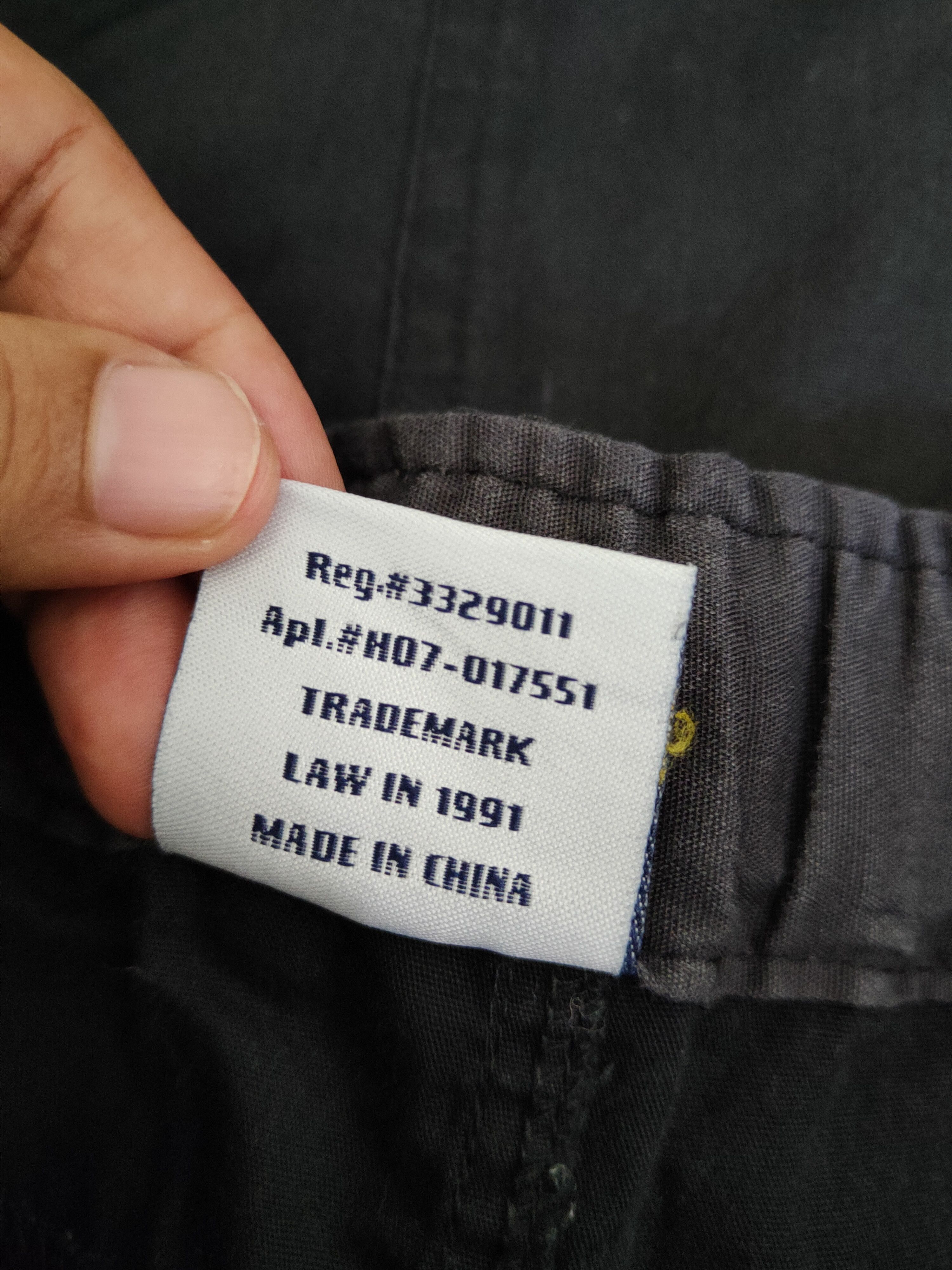 Japanese Brand DL CRU Black Multipocket Cargo Pants #2338 Size US 33 - 14 Thumbnail
