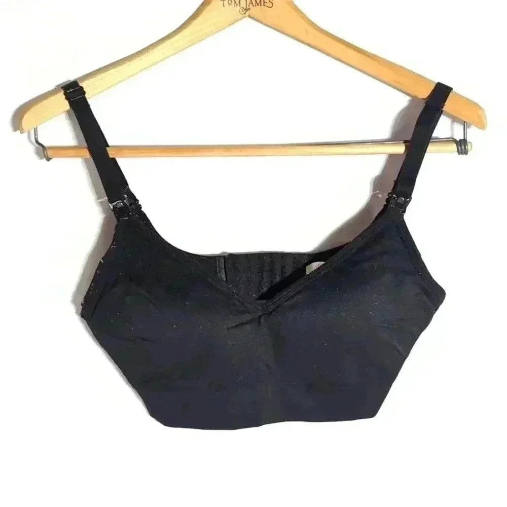 Designer Gilligan and O'Malley Nursing Bra Black sz M Size ONE SIZE - 1 Thumbnail