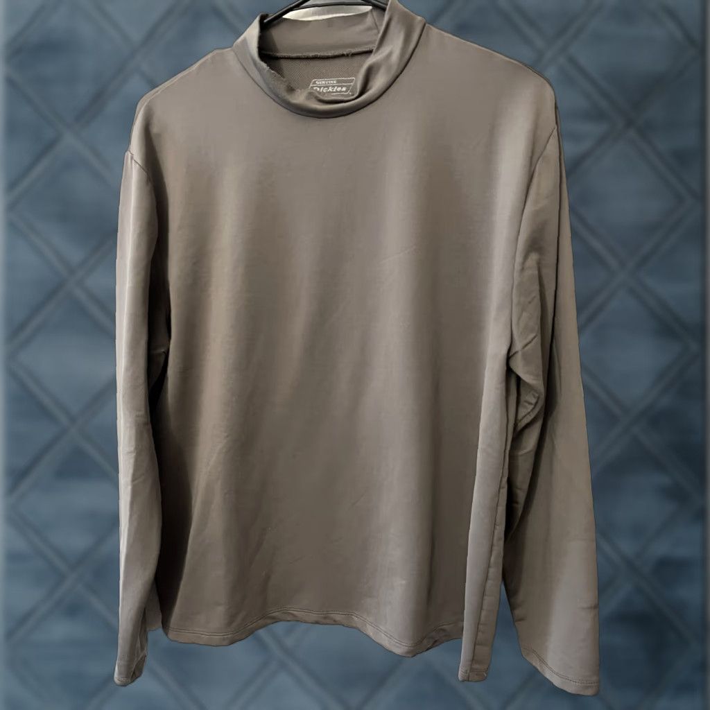 Dickies Dickies Men's Shirt Gray Crew Neck Front Pocket Long Sleeve Size Large Size US L / EU 52-54 / 3 - 1 Thumbnail