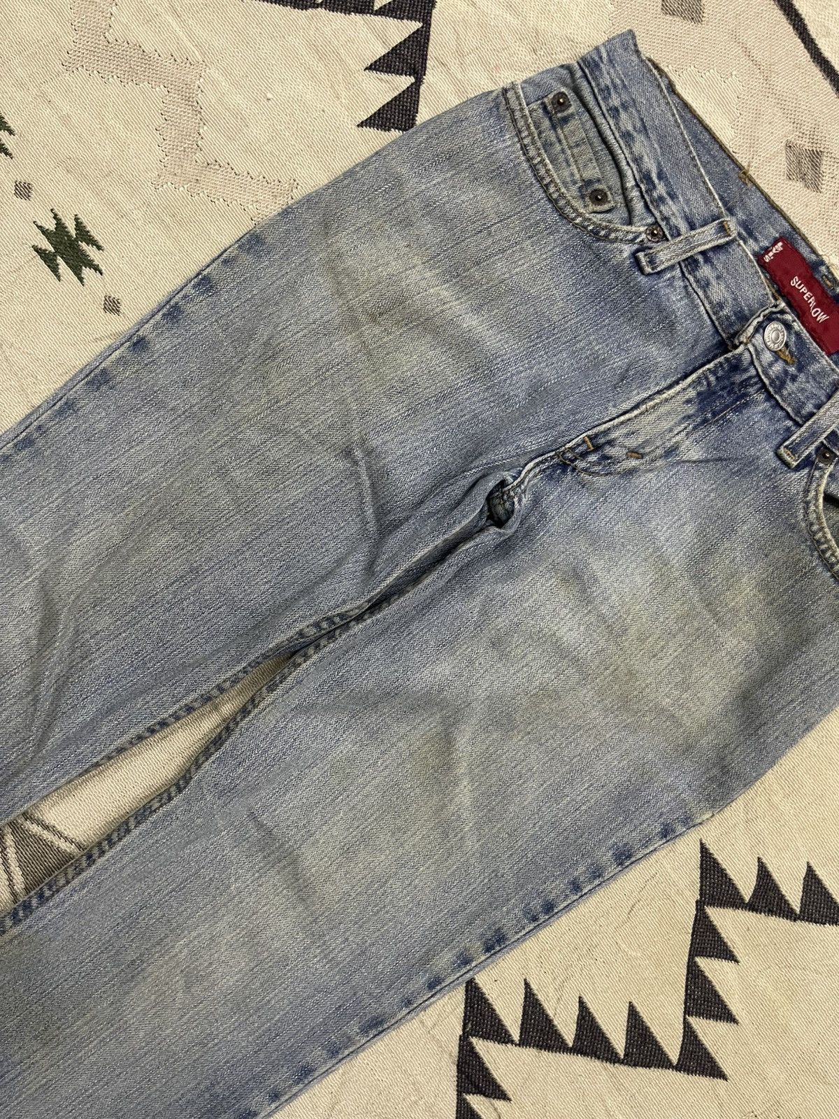 Levi's VINTAGE LEVIS 518 SUPER LOW BOOTCUT JEANS MADE IN USA Size 28" / US 6 / IT 42 - 5 Thumbnail