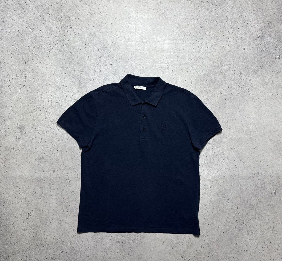 Versace Versace Collection Vintage Luxury Polo Shirt Medusa Size US L / EU 52-54 / 3 - 1 Thumbnail