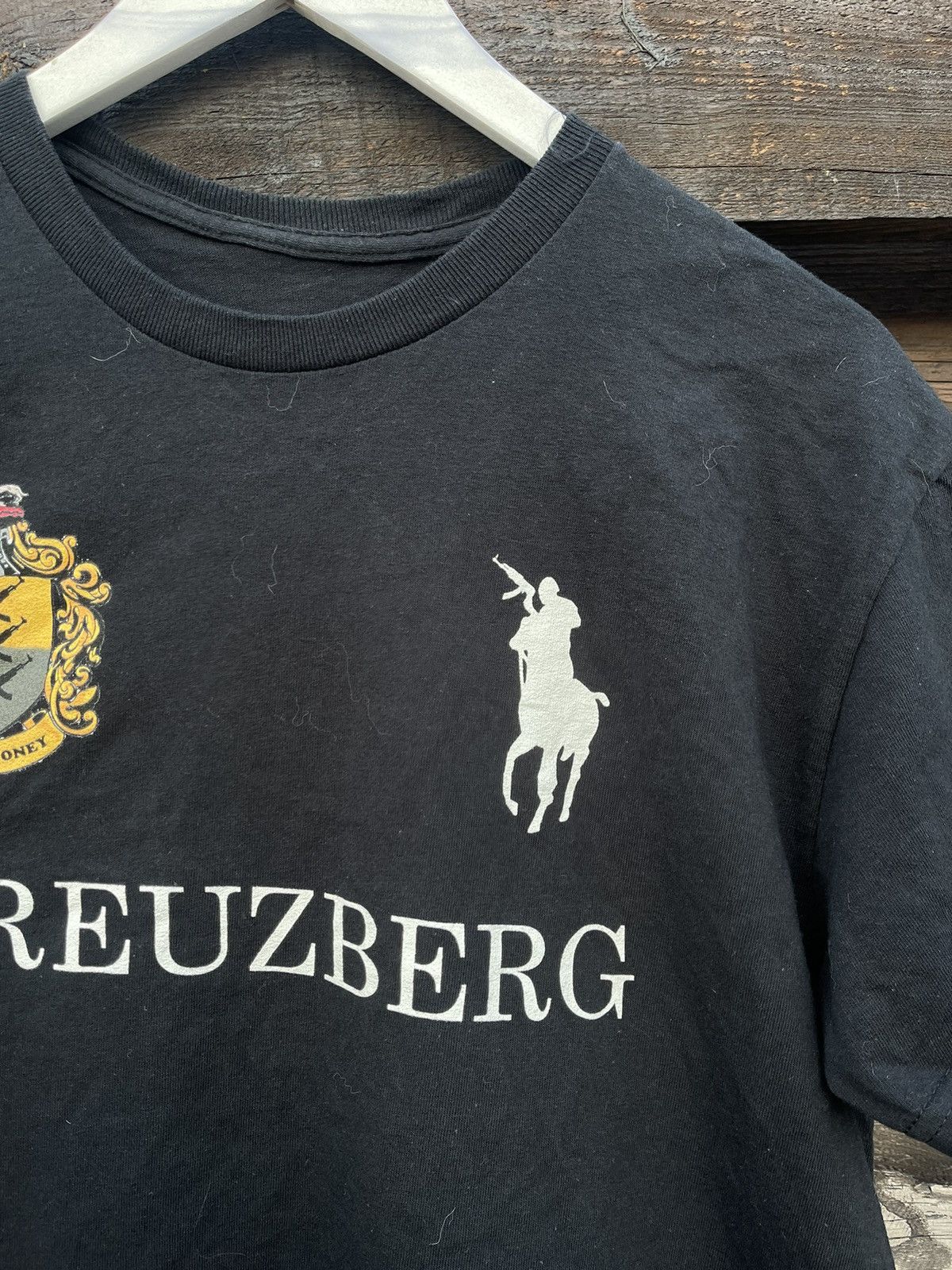 Designer × Japanese Brand YMG Boys Ralph Lauren Chief Keef black t-shirt ak-47 Size US M / EU 48-50 / 2 - 6 Thumbnail