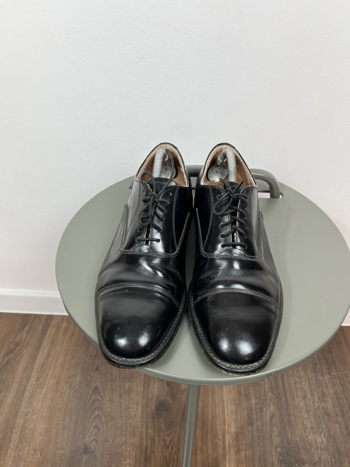 Other James Mark Black Leather Cap Toe Oxford Shoes Men US 10 Size US 10 / EU 43 - 3 Thumbnail