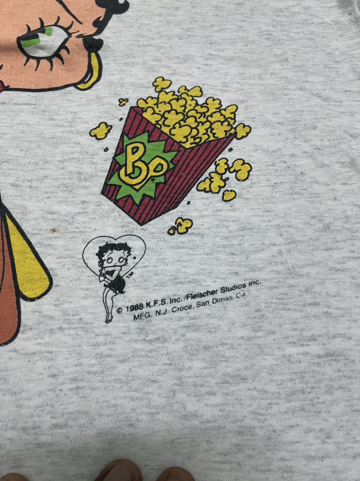 Vintage 80s BETTY BOOP BASEBALL TEES Size US S / EU 44-46 / 1 - 7 Thumbnail