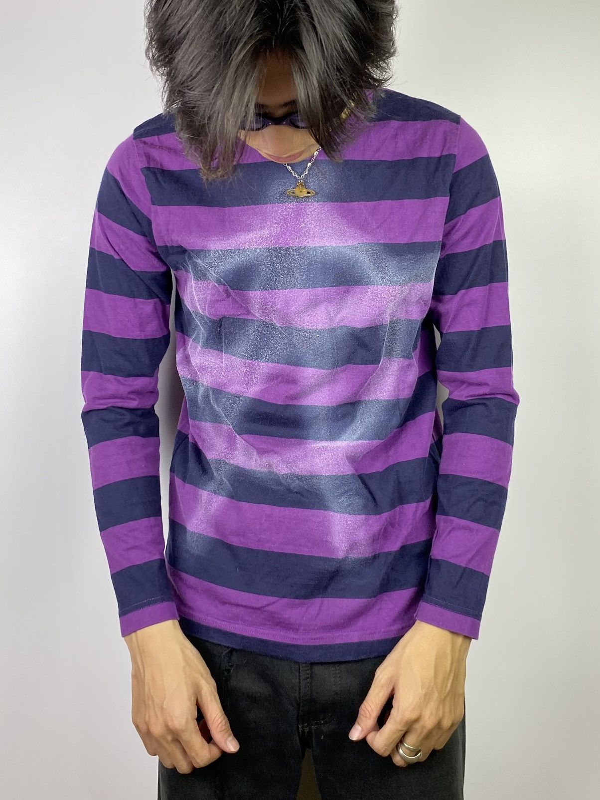 Hysteric Glamour × If Six Was Nine × Japanese Brand undefined gross hopper peace stripe longsleeve Size US S / EU 44-46 / 1 - 6 Thumbnail