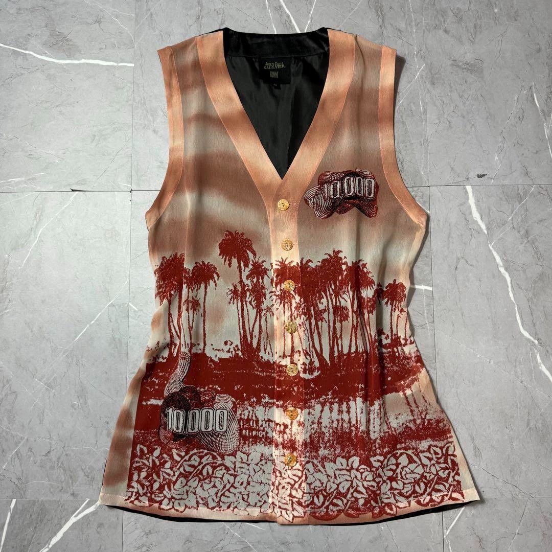 Jean Paul Gaultier South Island Mesh vest
