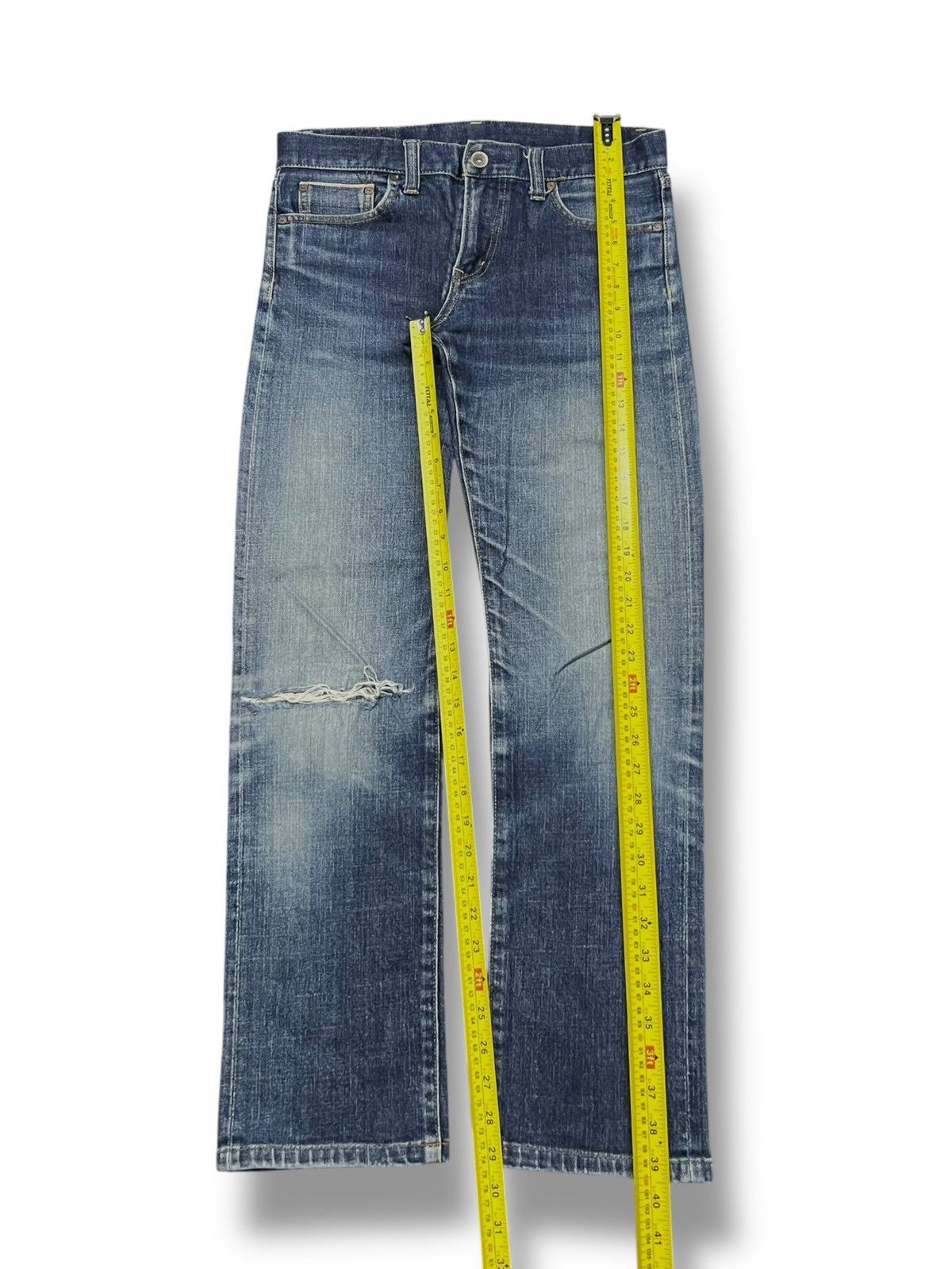 Uniqlo Vintage Uniqlo UJ Selvedge Denim Japan - Vintage Wash | W33 Size US 33 - 19 Thumbnail
