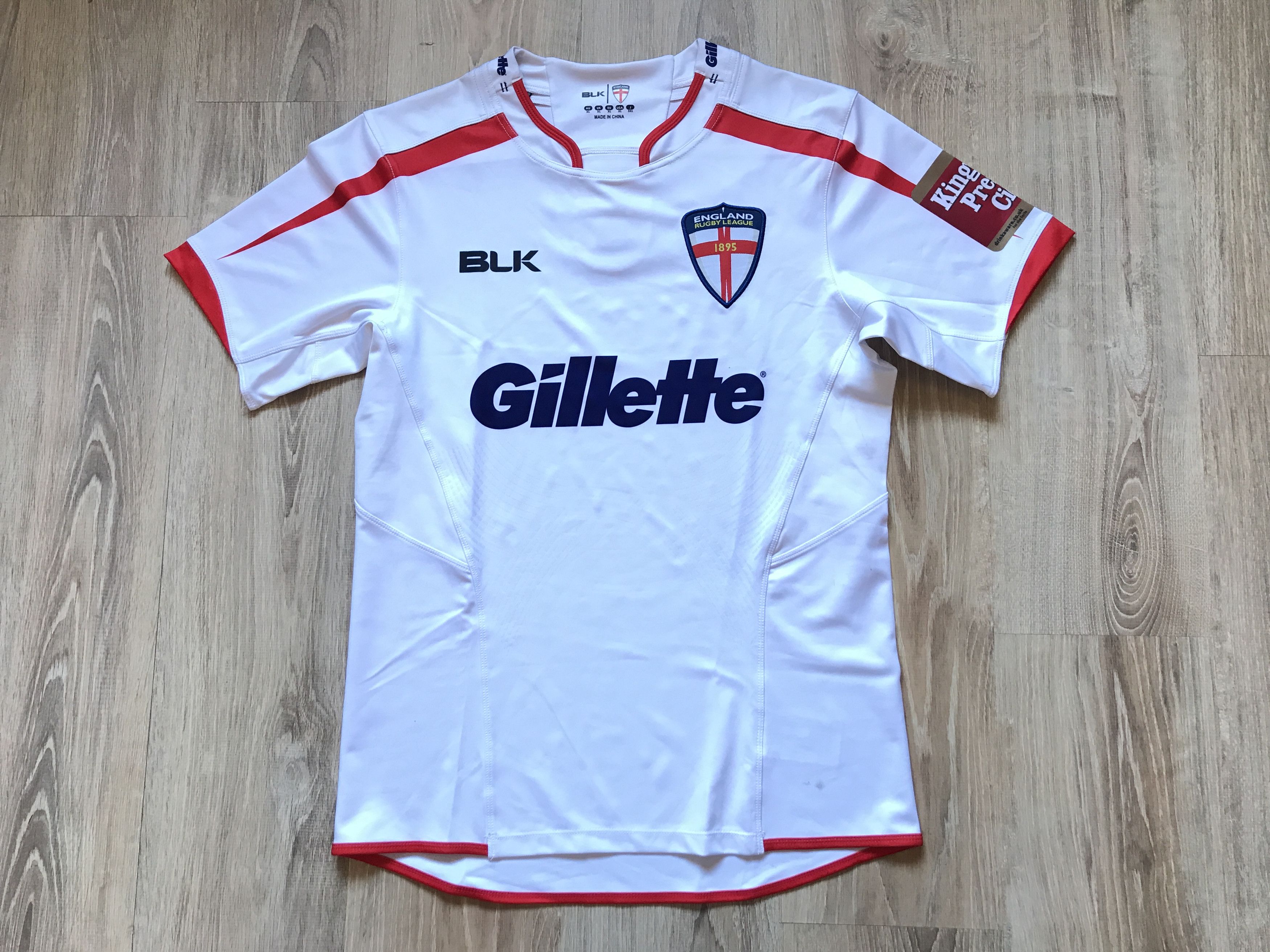 Other England Rugby League BLK Gillette Shirt Size US XL / EU 56 / 4 - 3 Thumbnail