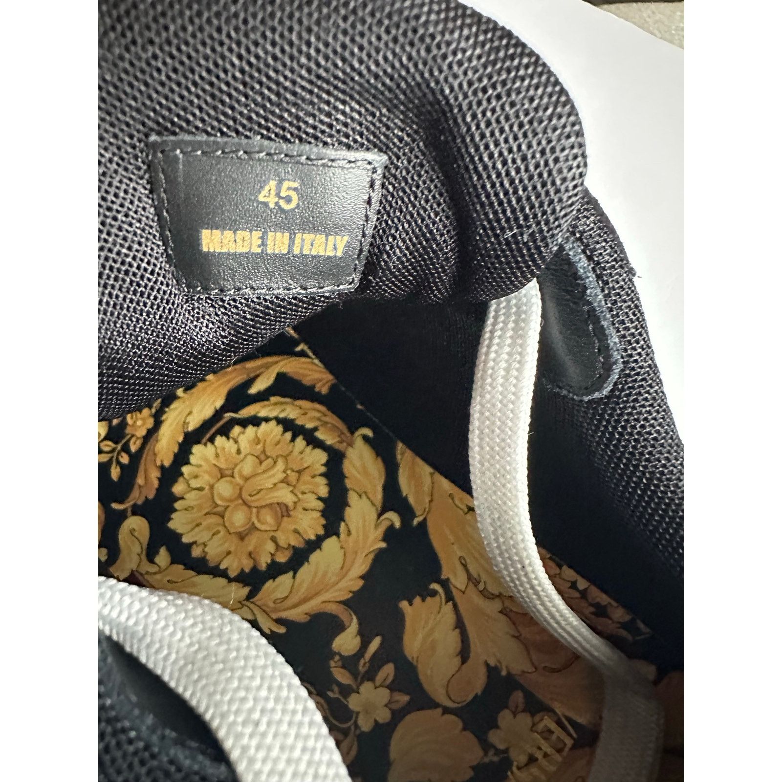 Versace Versace Medusa Men’s Black/Gold Sneakers 12 US 1011942 Size US 12 / EU 45 - 20 Thumbnail