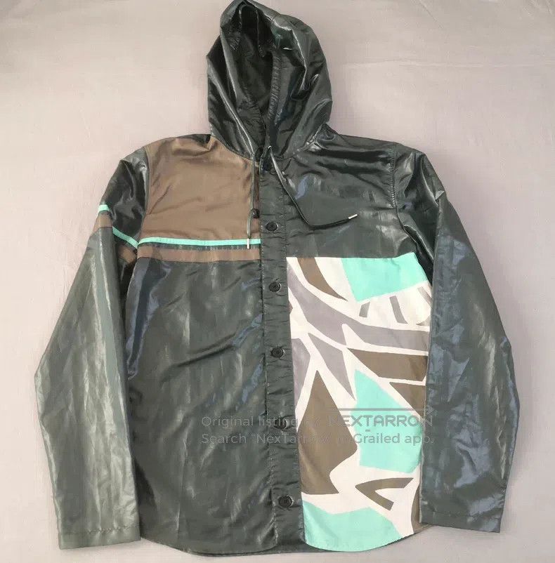 Hermes Hermes Runway style windbreaker hooded jacket, thin tech f Size US S / EU 44-46 / 1 - 1 Thumbnail