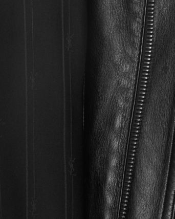 Saint Laurent Paris o1bcso1str0325 Belted Coat In Lambskin in Black Size XL / US 12-14 / IT 48-50 - 3 Thumbnail