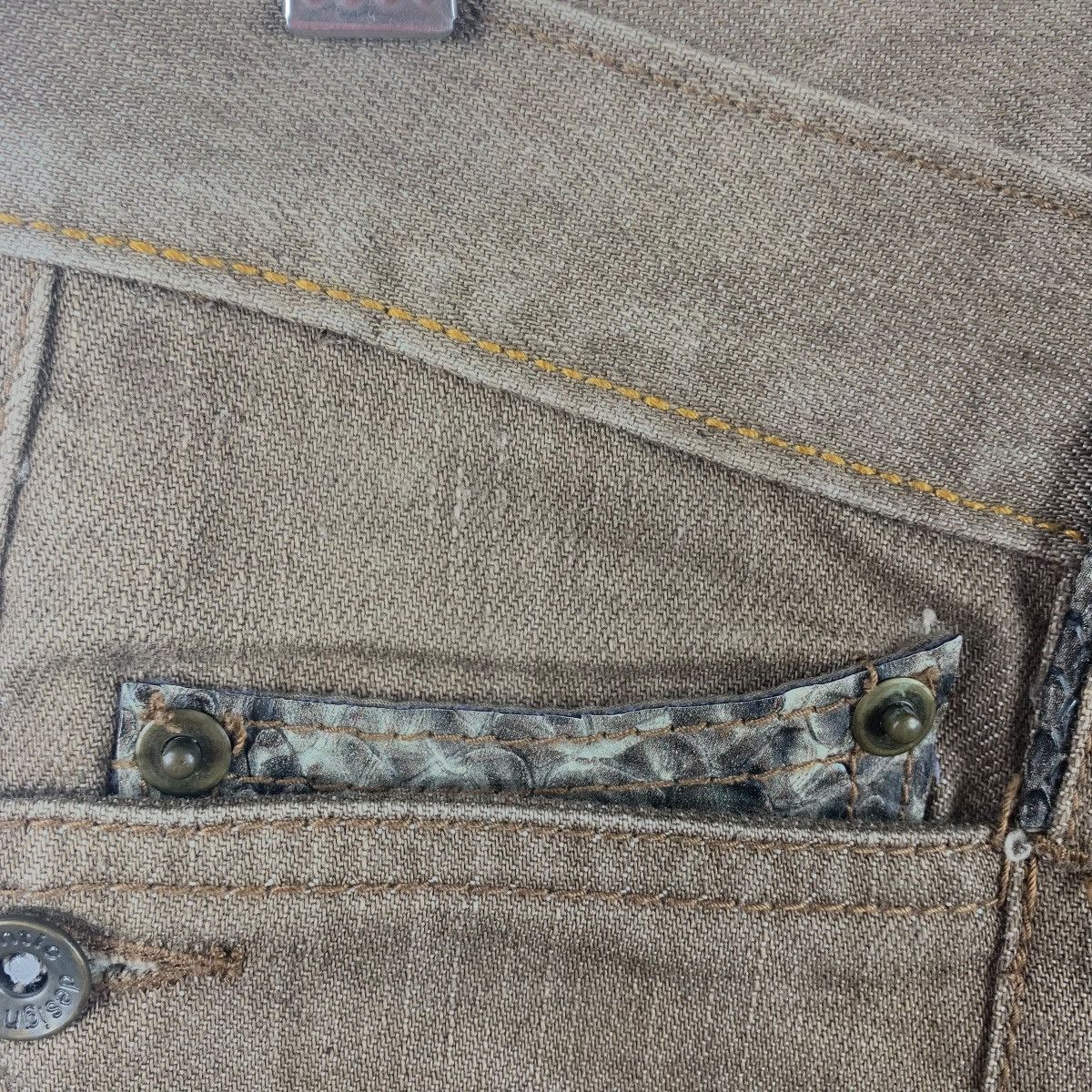 Japanese Brand × semanticdesign SEMANTIC DESIGN snake flare bush pants Size 31" - 8 Thumbnail