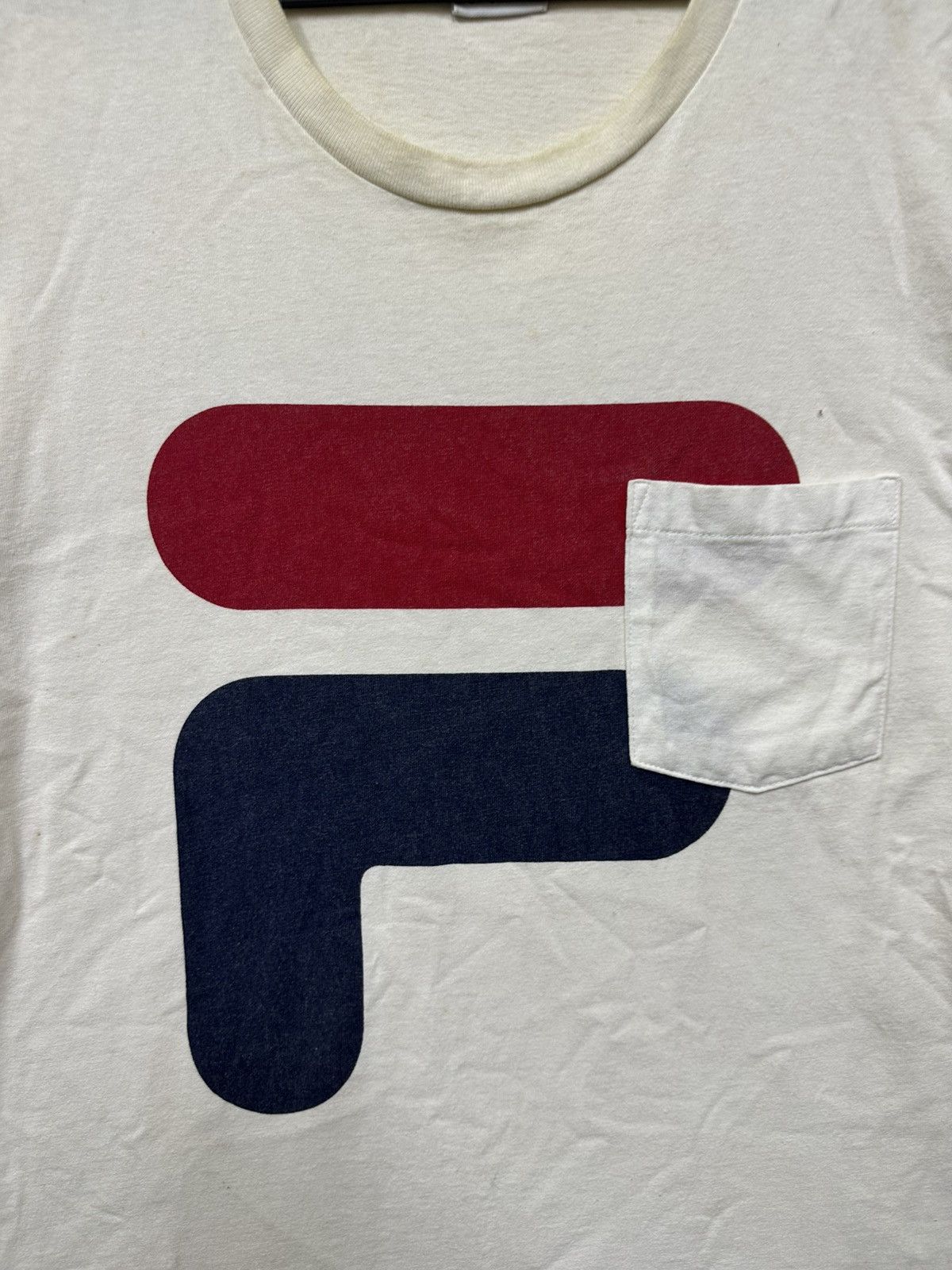 Bjorn Borg × Fila × Vintage Vintage Fila Big Logo Poket Shirt Size US L / EU 52-54 / 3 - 3 Thumbnail