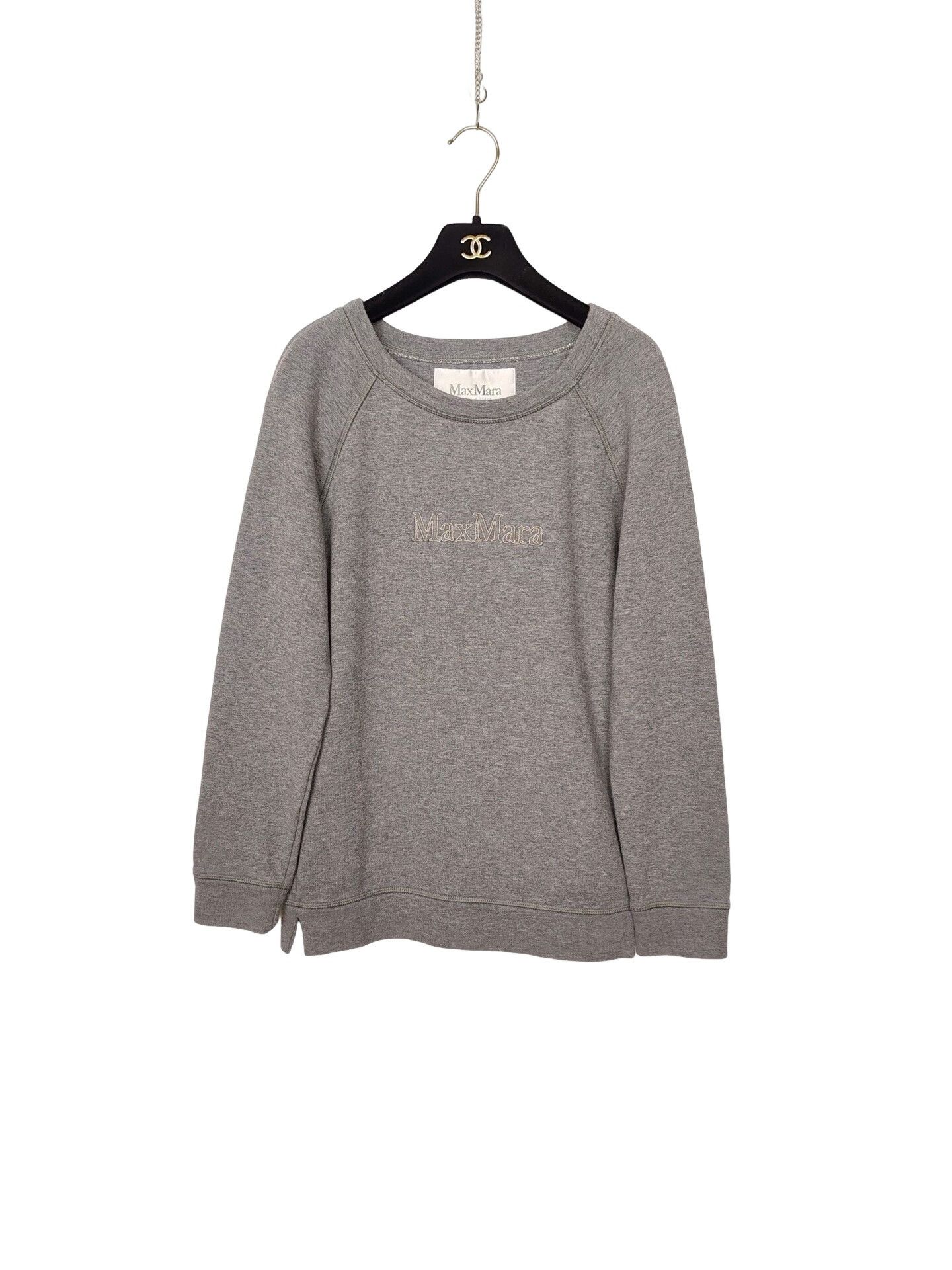 Max Mara MaxMara Embroidered Logo Sweatshirt Size S Size S / US 4 / IT 40 - 1 Thumbnail