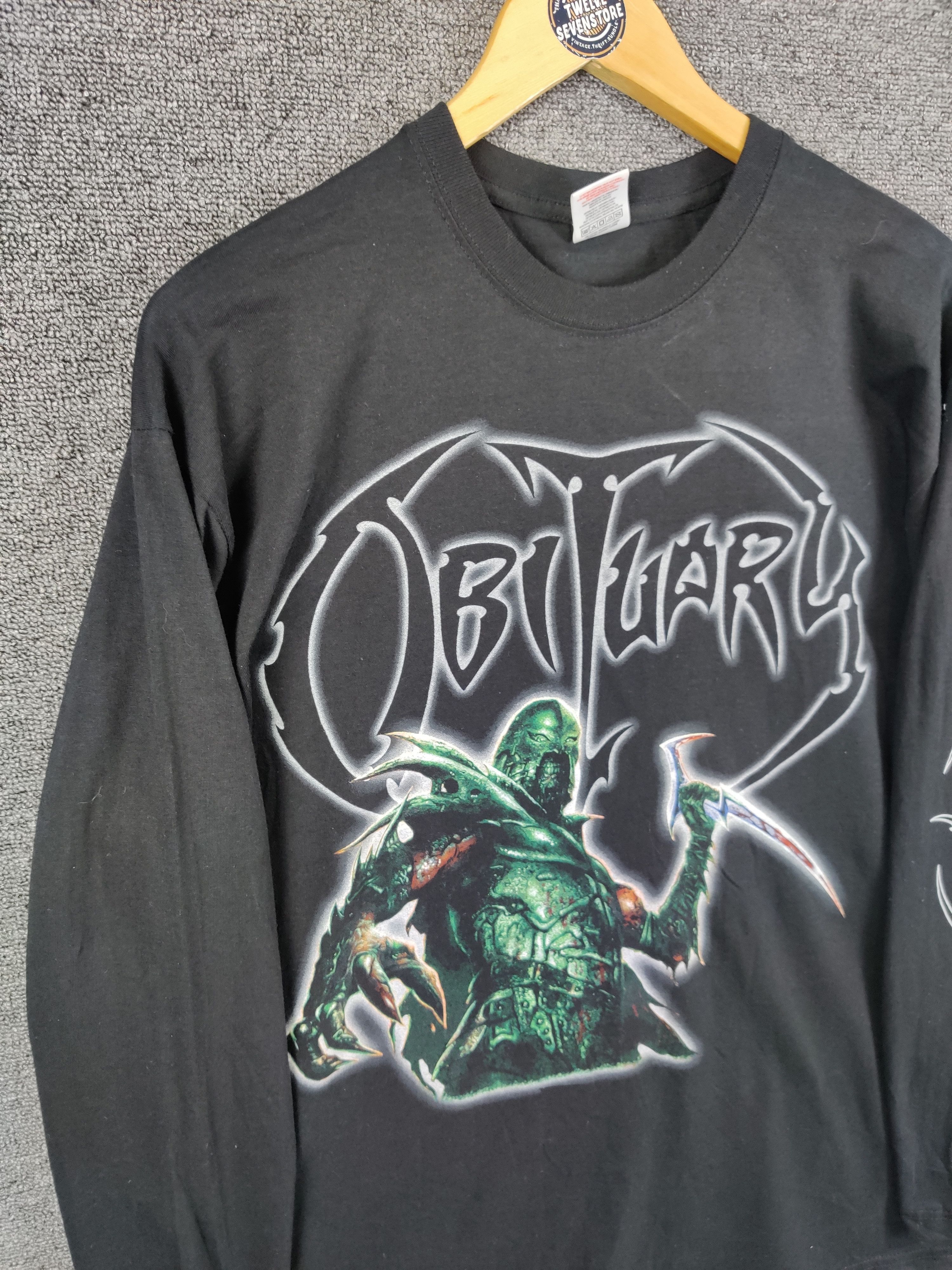 Band Tees Vintage Obituary Evil Ways Long Sleeve Band Tee Tshirt Size US L / EU 52-54 / 3 - 5 Thumbnail