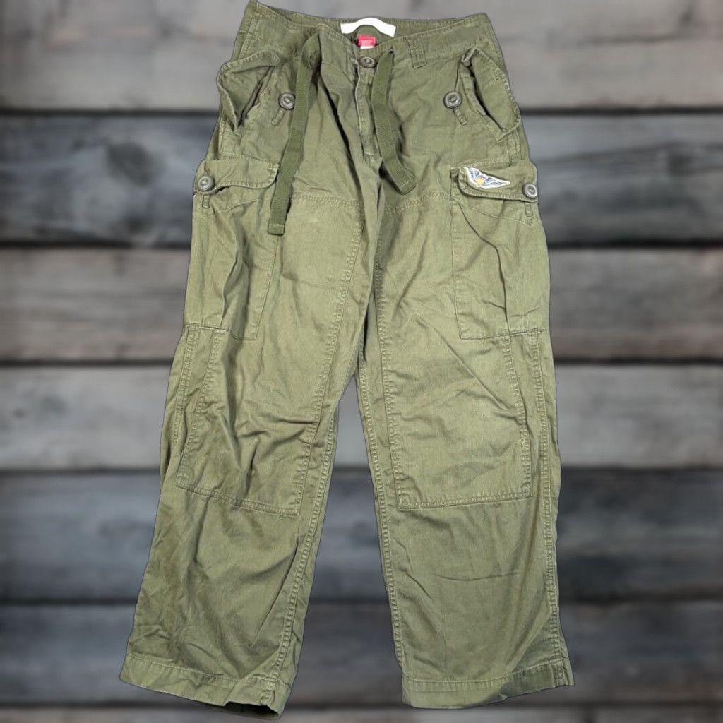 Vintage VINTAGE Sonoma Tactical Cargo Pants Mens 32 x 28 Green Straight Leg Workwear Outdoors Size US 30 / EU 46 - 1 Thumbnail