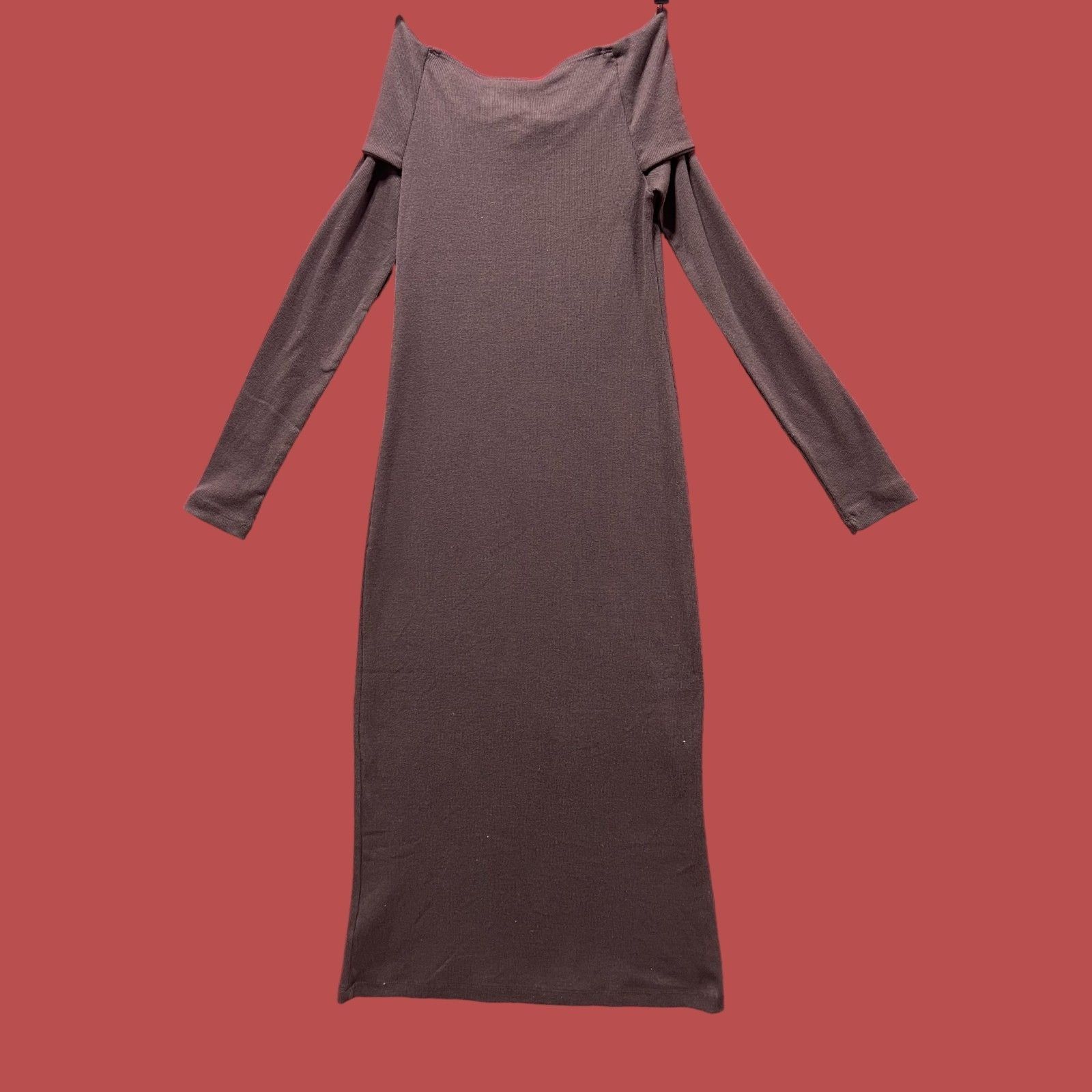 Other Universal Thread - Women's Long Sleeve Midi Bodycon Dress - Size XS / US 0-2 / IT 36-38 - 3 Thumbnail