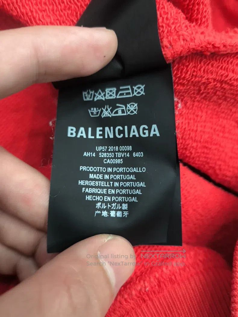 Balenciaga Balenciaga Coke wavy hooded long-sleeved sweater Size US L / EU 52-54 / 3 - 7 Thumbnail