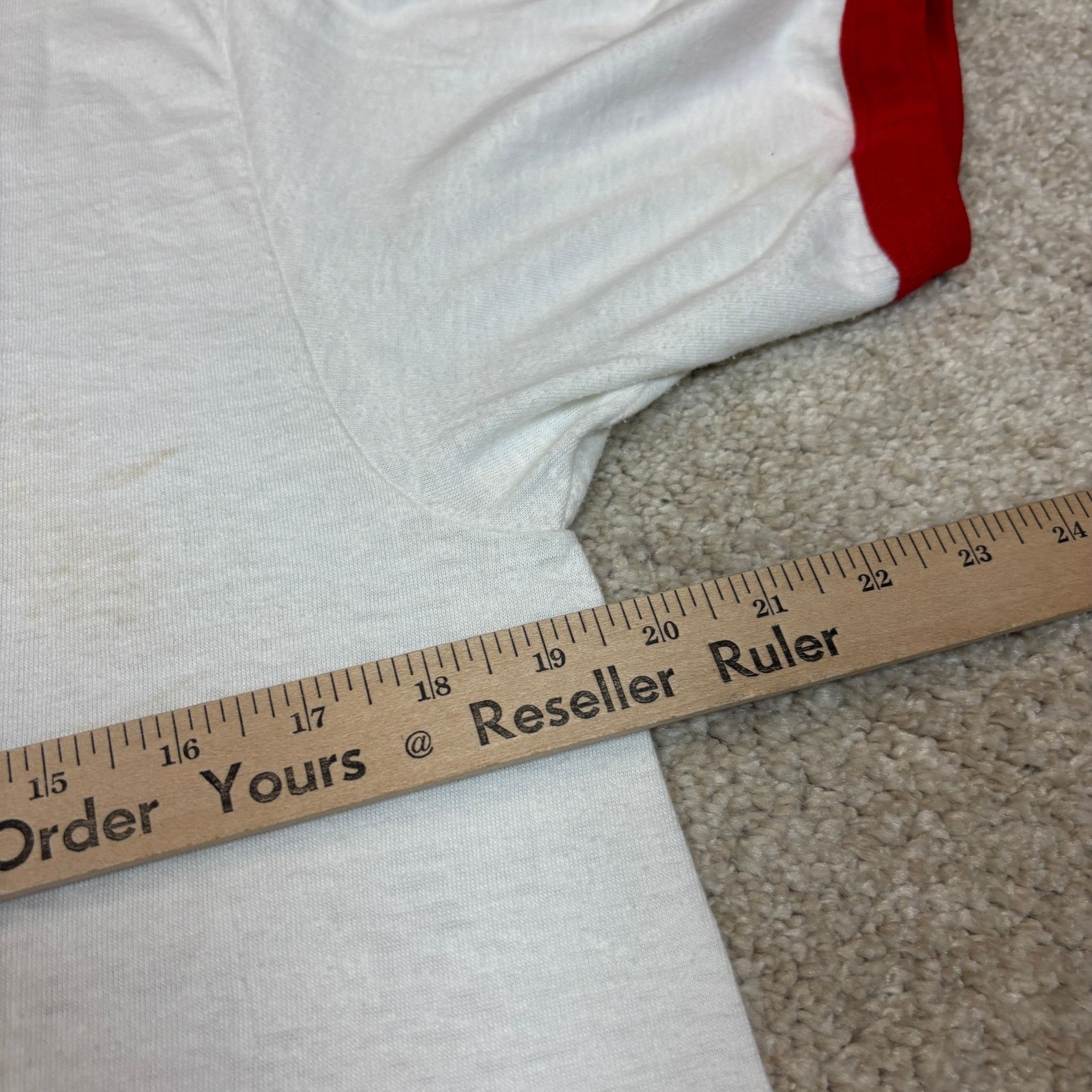 Hanes × Vintage Vintage 1982 Presidential Space Landing Ringer Shirt Large Size US L / EU 52-54 / 3 - 7 Thumbnail