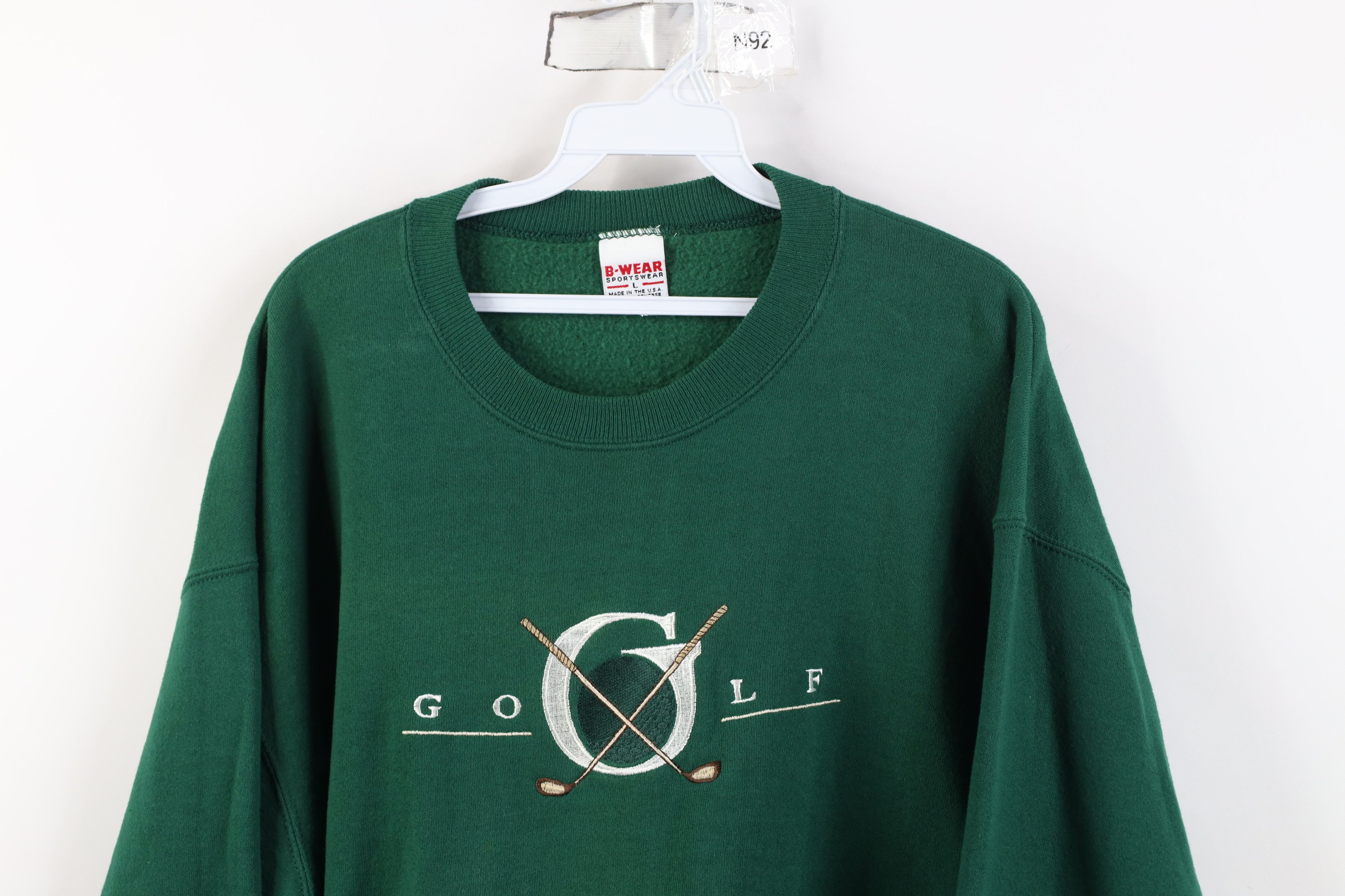 Vintage Vintage 90s Streetwear Golf Golfing Crewneck Sweatshirt USA Size US L / EU 52-54 / 3 - 2 Thumbnail