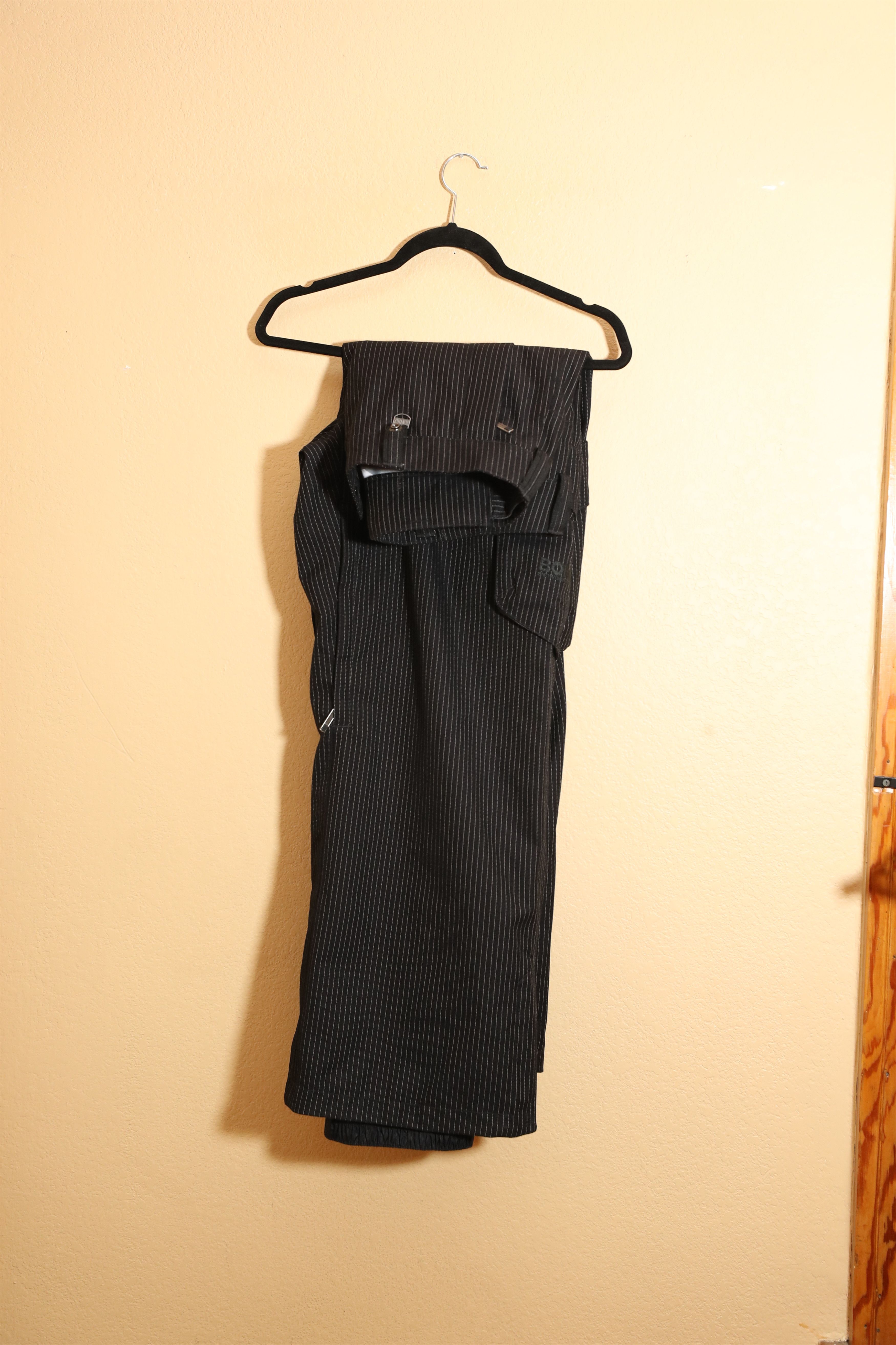 Bonfire Outerwear Bonfire ARC Classic Fit Black Striped Snow Pants 2009 (M) Size US 32 / EU 48 - 1 Thumbnail