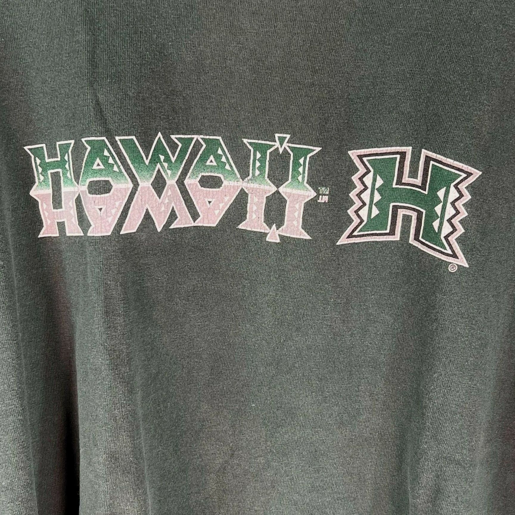 Vintage VINTAGE Hawaii Pullover T Shirt Mens Size L Green Graphic Sun International 90s Hawaii Theme Mens L Green Graphic Tee Size US L / EU 52-54 / 3 - 3 Thumbnail