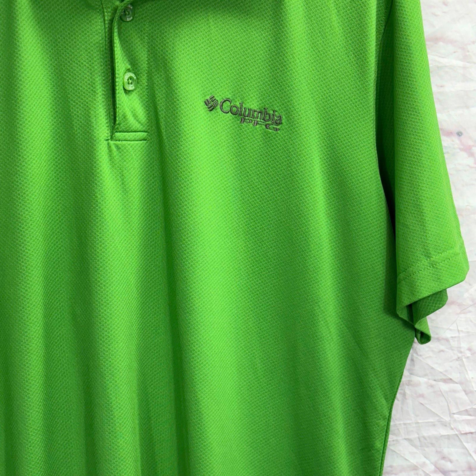 Columbia Columbia Sportswear Men's Green Polo Shirt Size Medium Size US M / EU 48-50 / 2 - 2 Thumbnail
