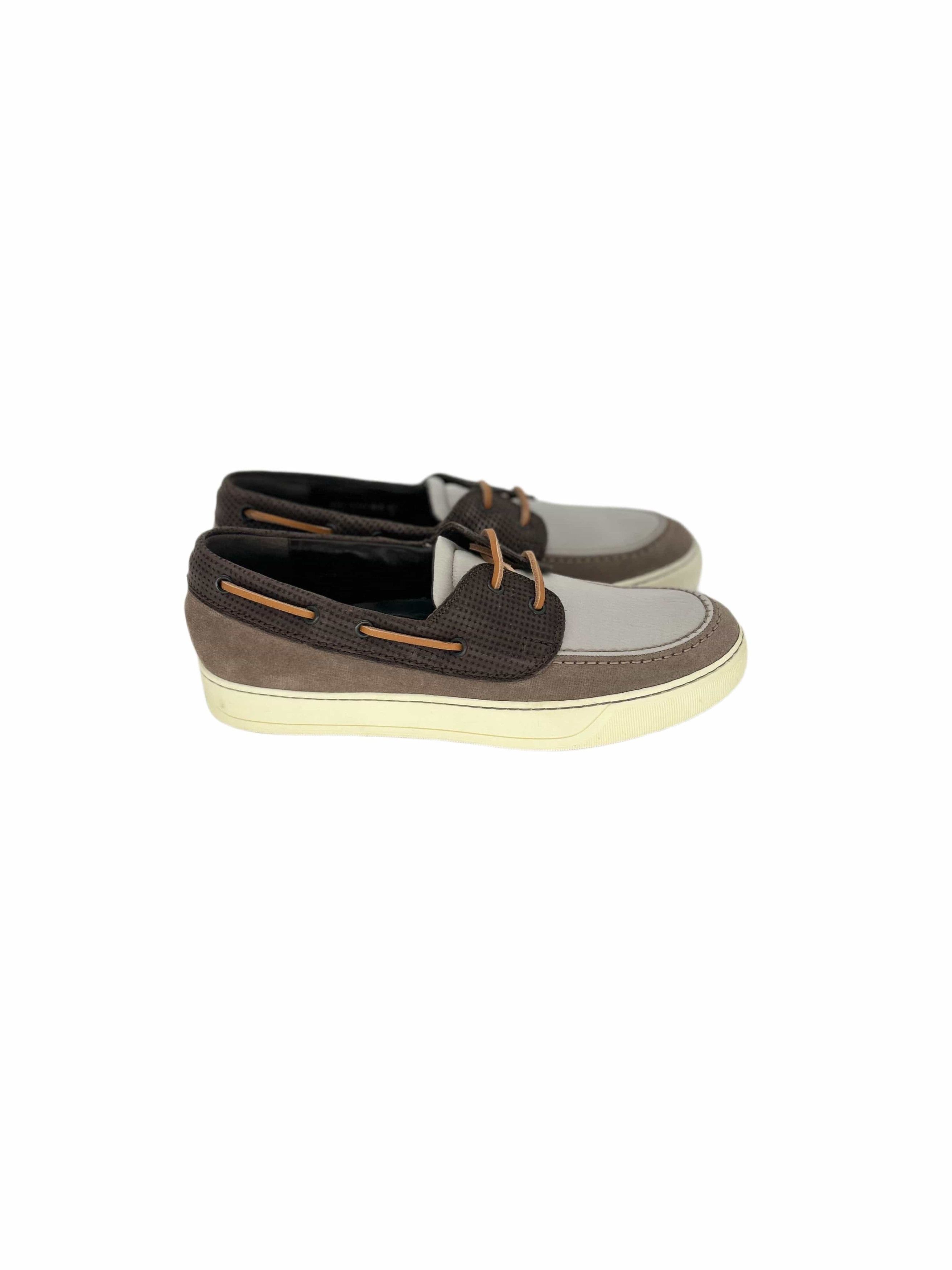 Lanvin Lanvin Multicoloured Sneaker Sole Boat Shoe Size US 7 / EU 40 - 2 Thumbnail